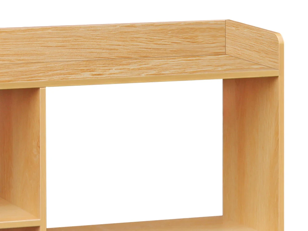 CRATER Bookshelf Storage Cabinet - Oak - Image 10