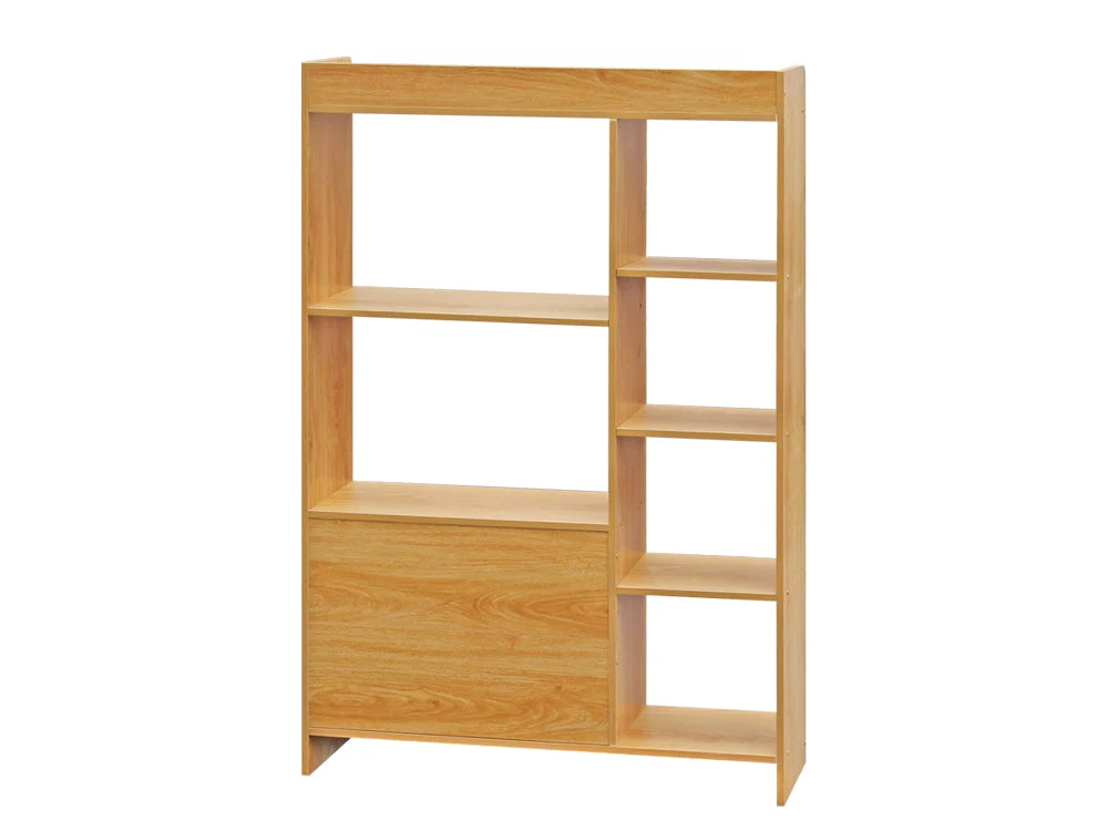 CRATER Bookshelf Storage Cabinet - Oak - Image 11