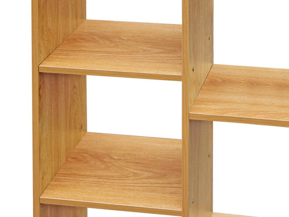 CRATER Bookshelf Storage Cabinet - Oak - Image 6