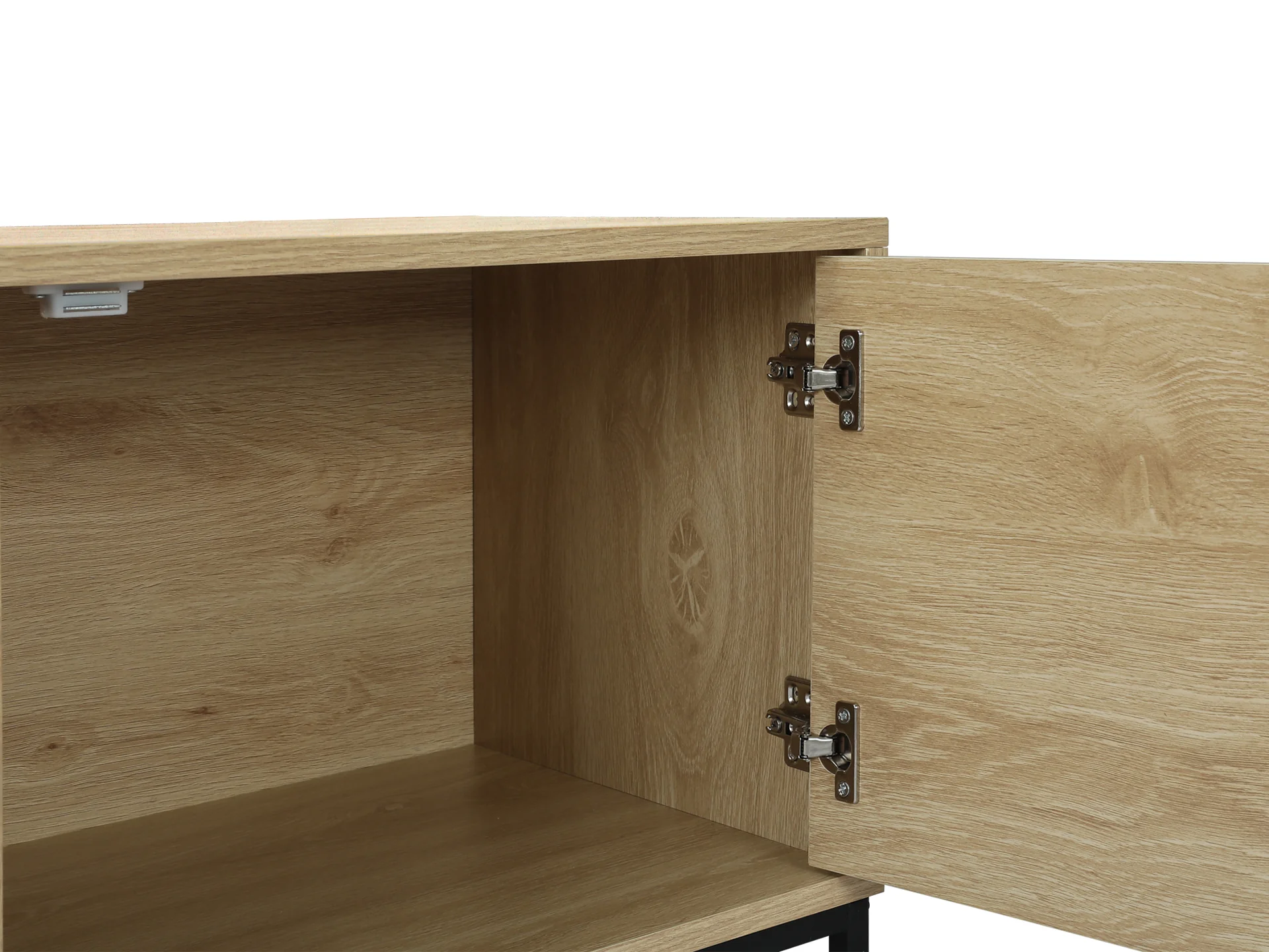 Crovo Wooden 1.4m Entertainment Unit - Natural - Image 6