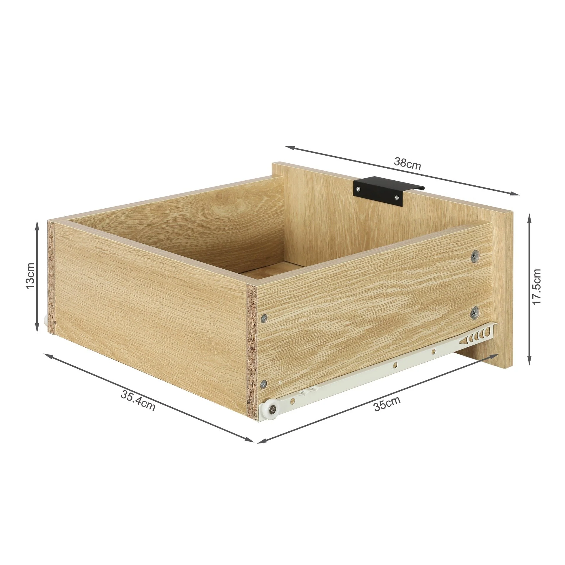 Crovo Wooden 6 Drawers Lowboy - Natural - Image 8