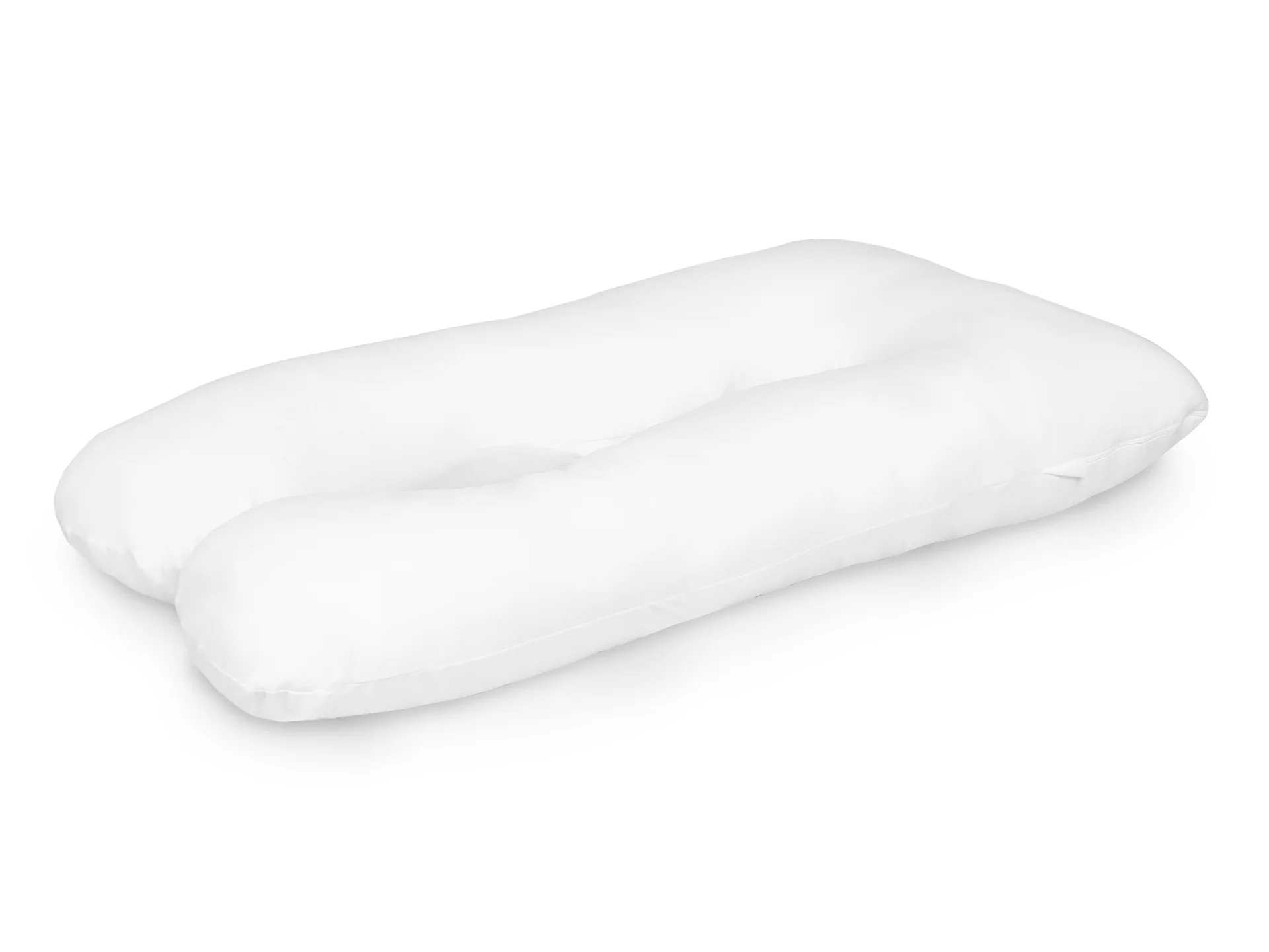 Crystal Velvet Pregnancy Maternity U-Shape Pillow - White - Image 4