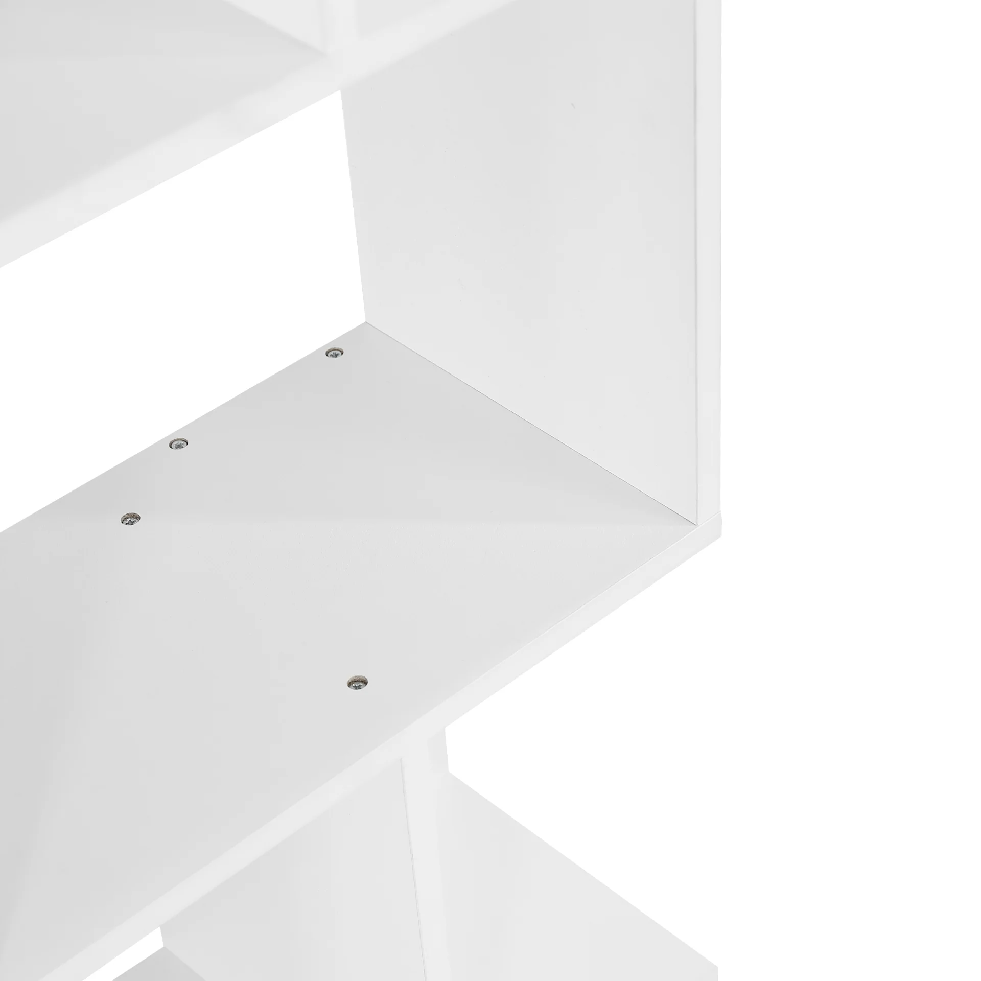 Cubo 3 Tier Bookshelf Display Shelf - White - Image 11