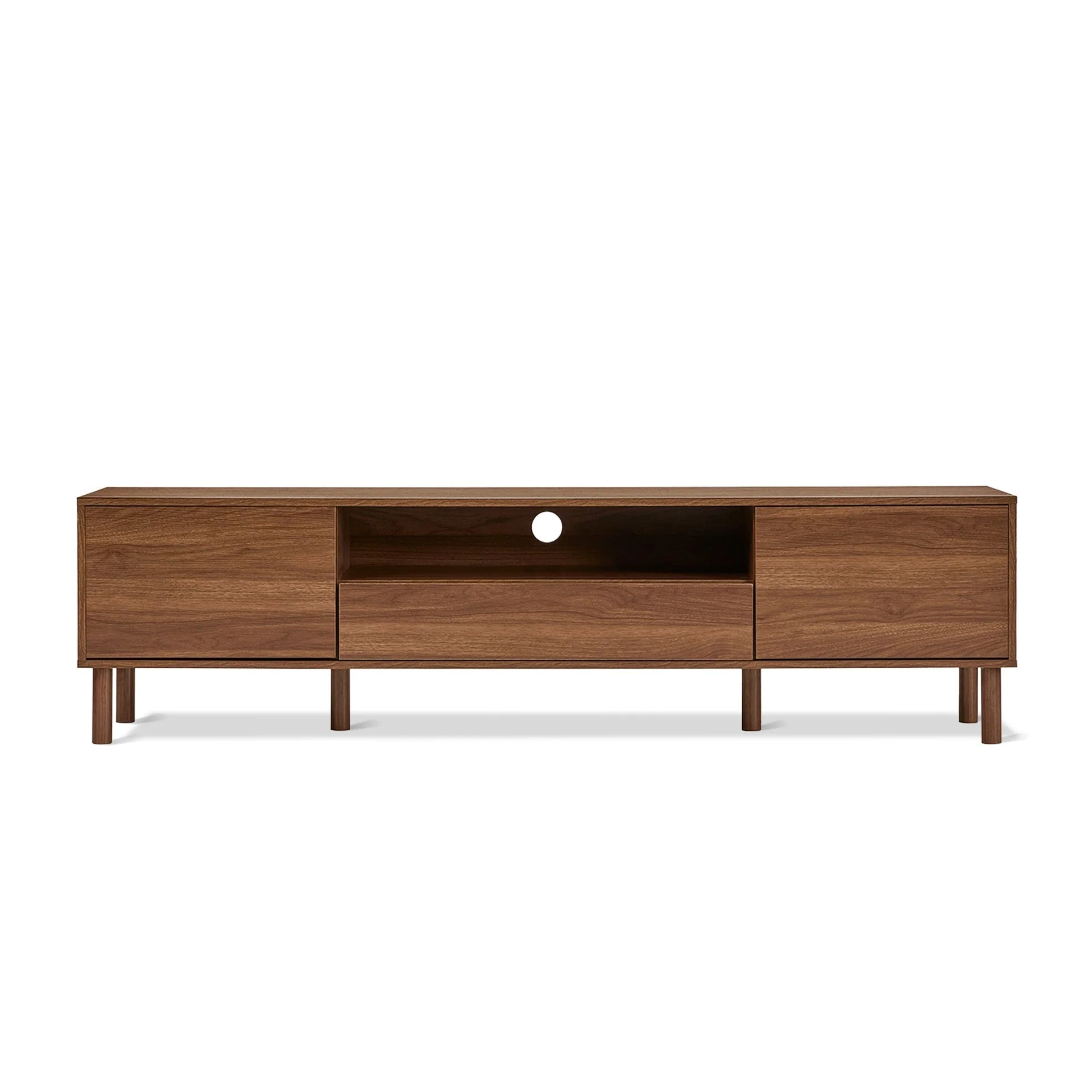 Custer 1.8m Entertainment Unit - Walnut - Image 5