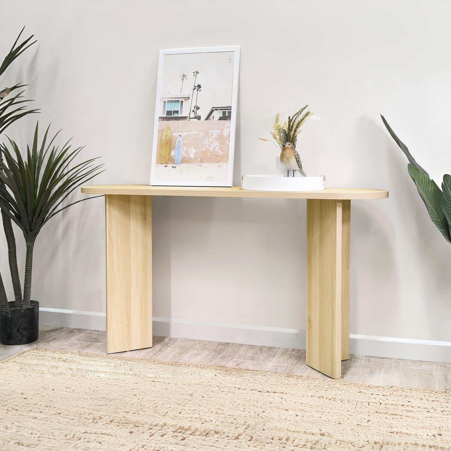 Custer Console Table - Oak - Image 2
