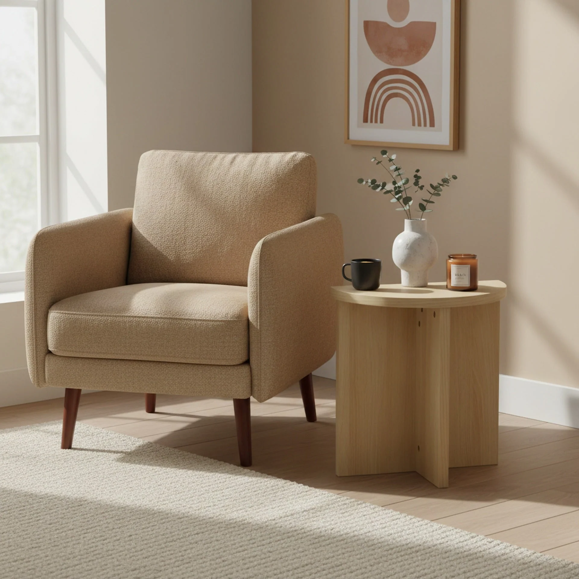 Custer Side Table - Oak - Image 3