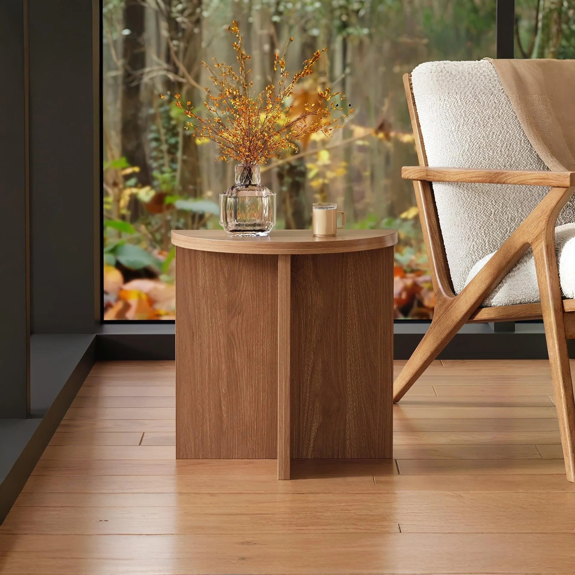 Custer Side Table - Walnut - Image 2