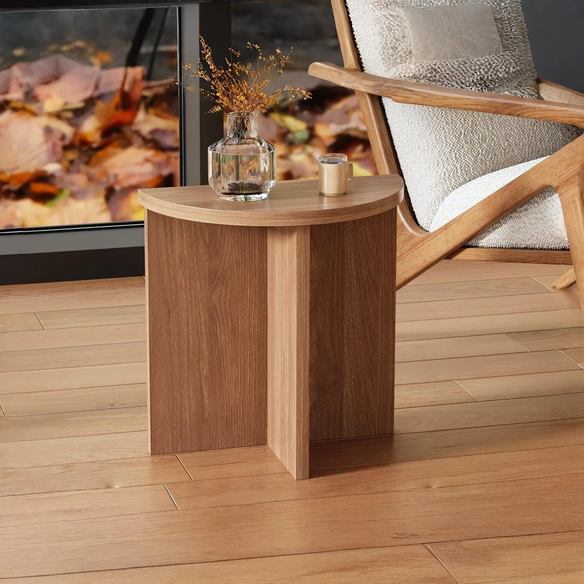 Custer Side Table - Walnut - Image 3