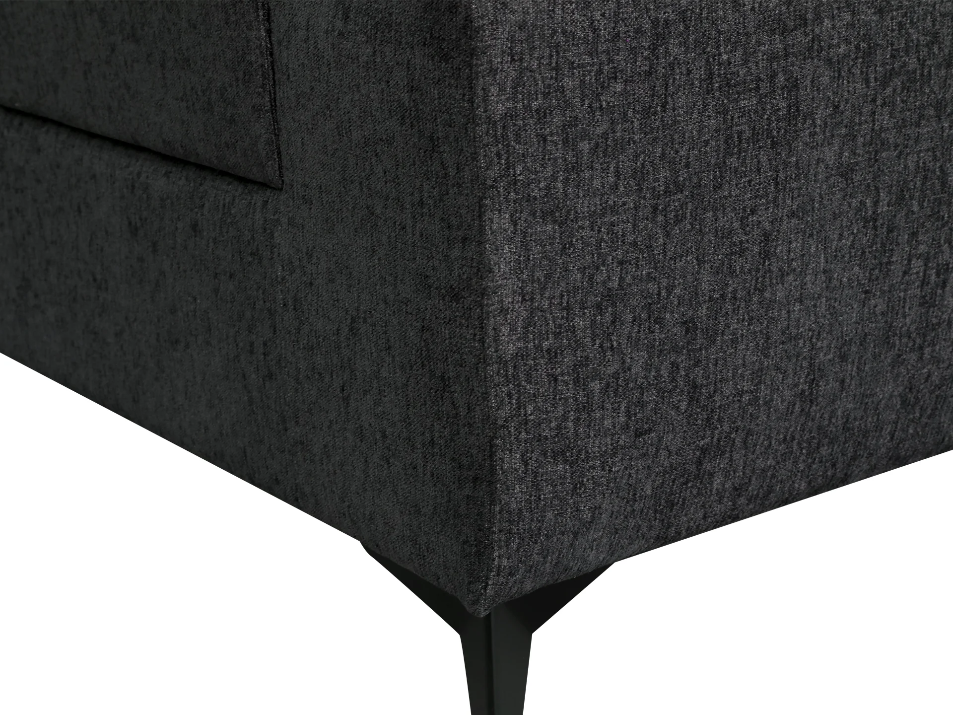Darien 2 Seater Sofa - Dark Grey - Image 5