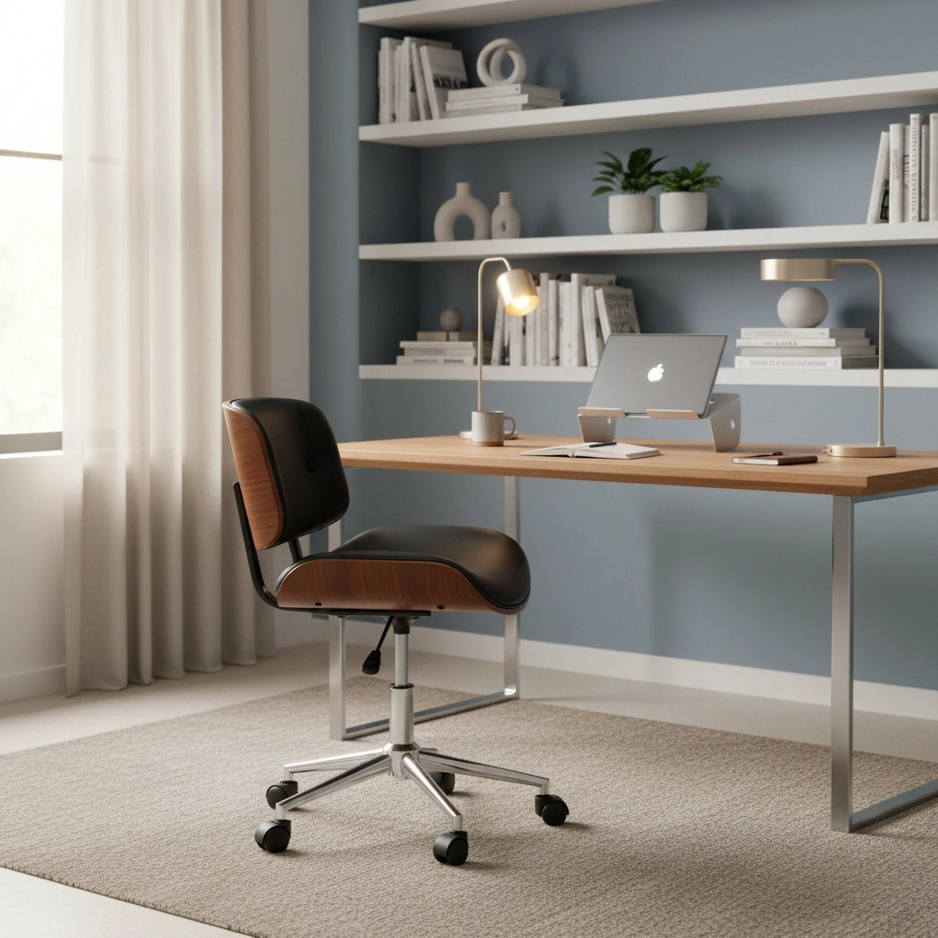 Dean Bentwood Office Chair - Black - Image 8