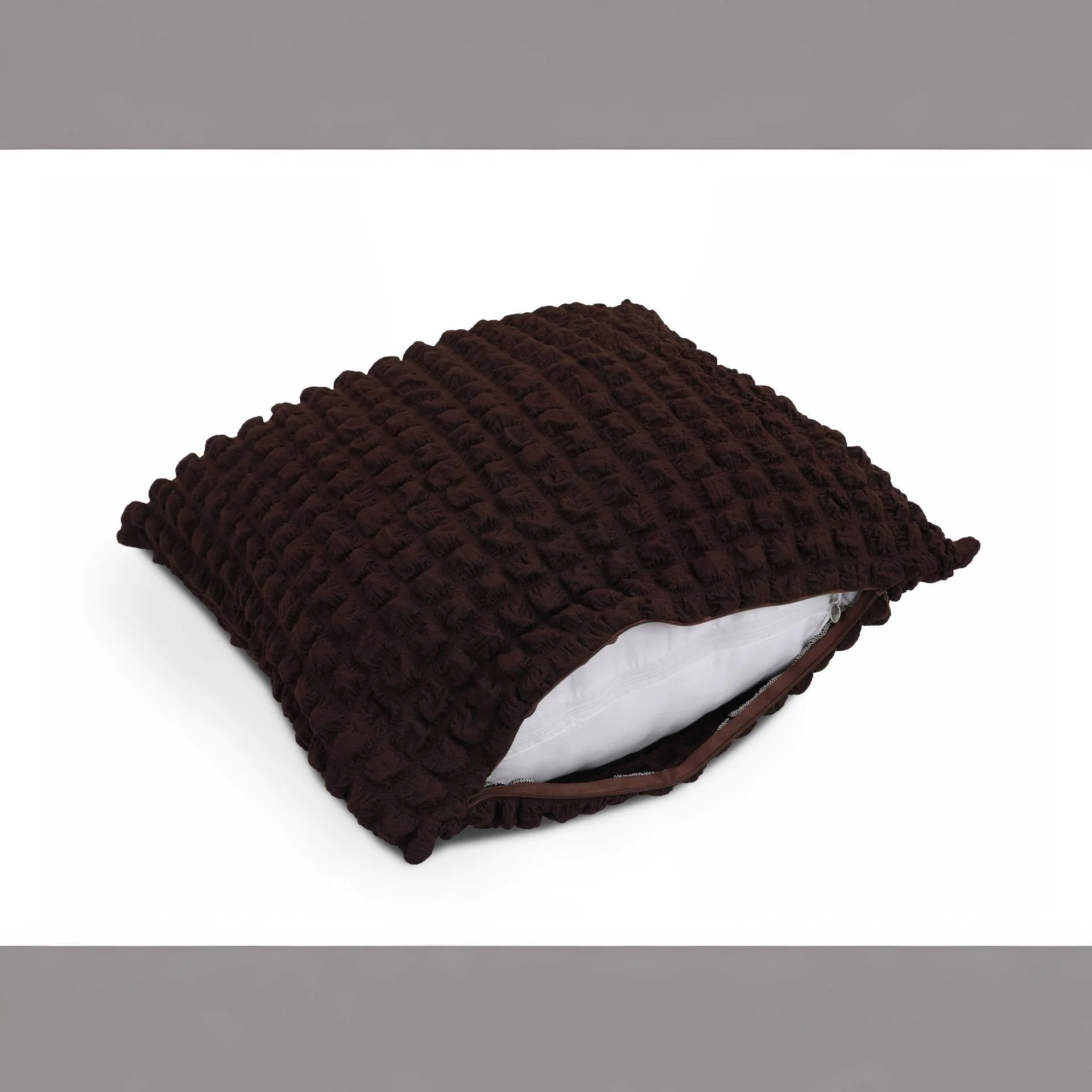 Designer Cushion Brown 45x45cm - Image 4