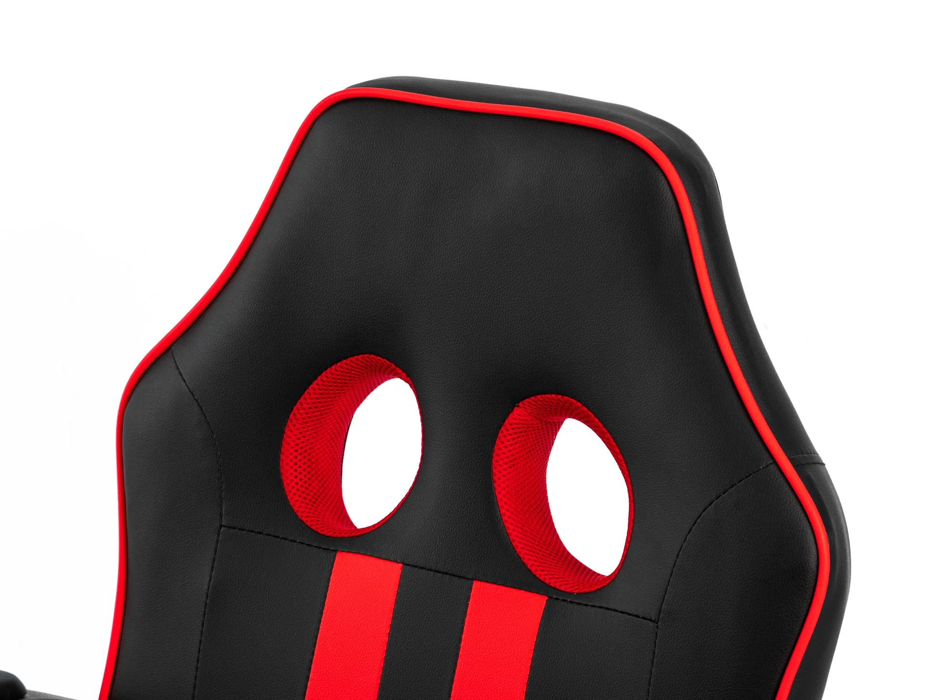 Detroit Gaming Chair - Black + Red - Image 5