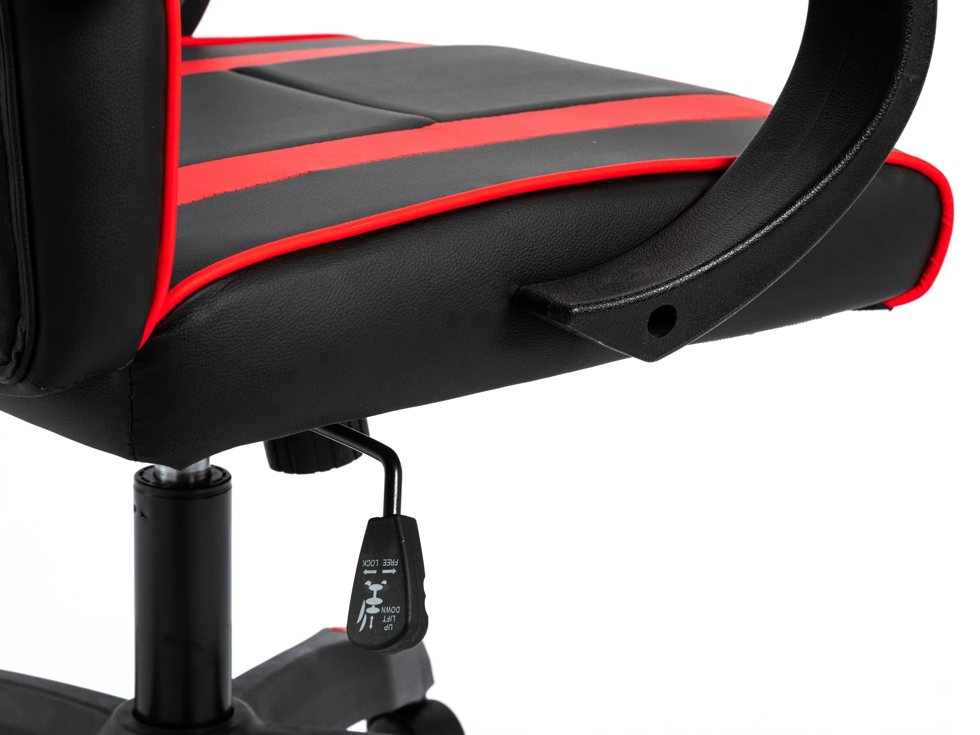 Detroit Gaming Chair - Black + Red - Image 7
