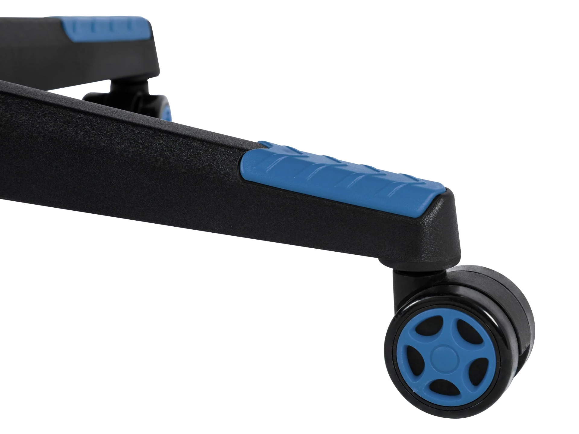 Detroit Gaming Chair with Footrest - Blue + Black - Image 10