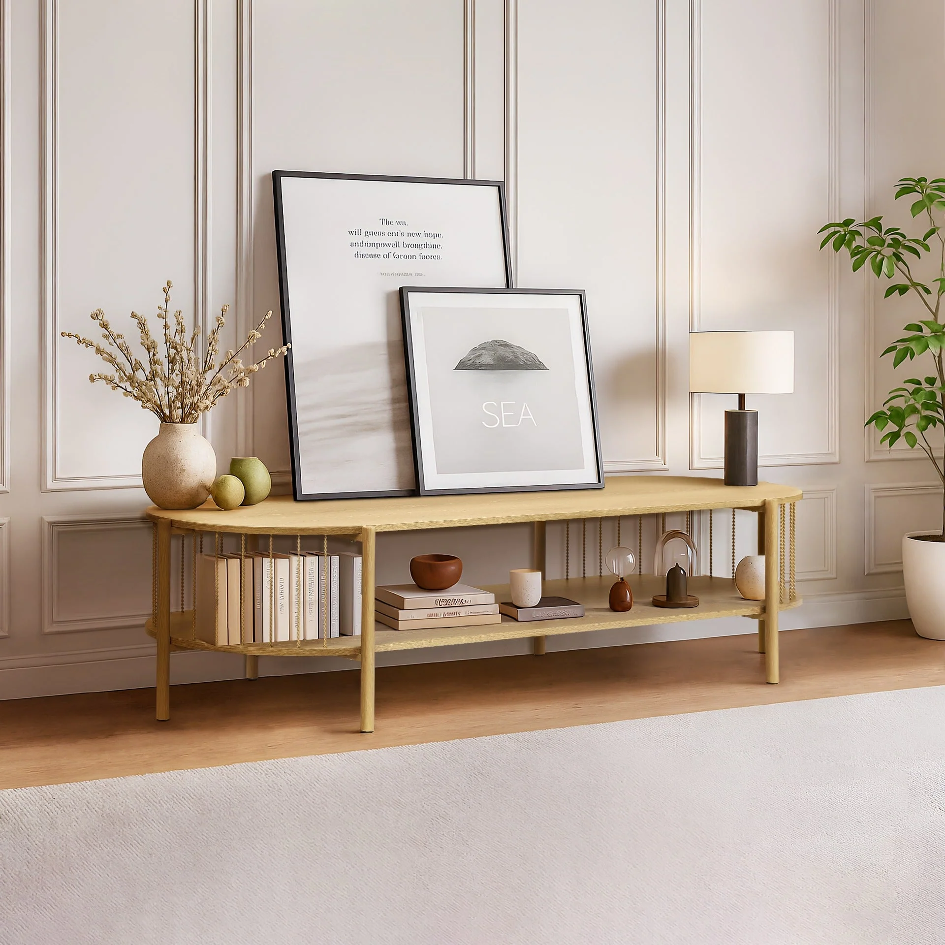 Deven 1.5m Entertainment Unit - Natural - Image 5