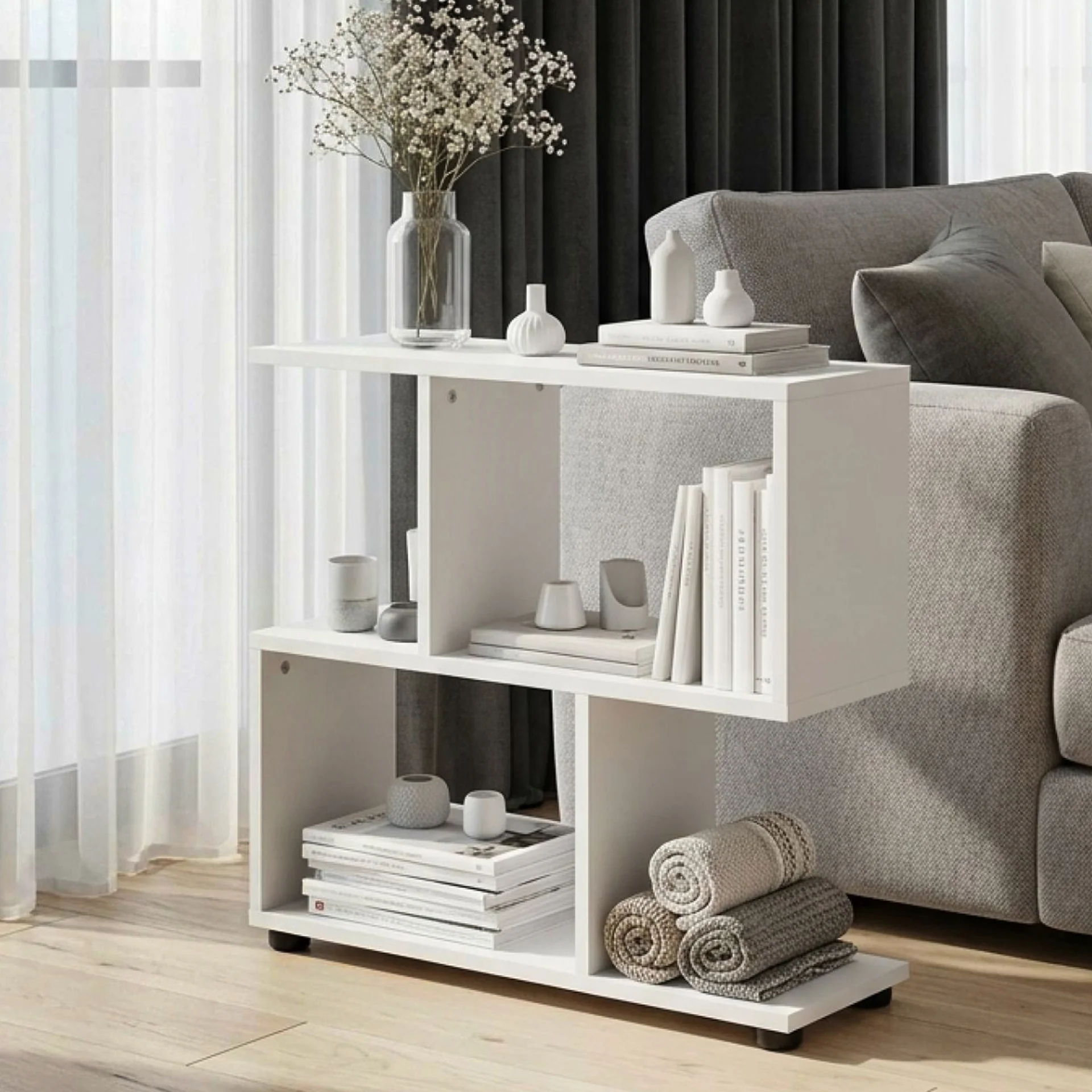 Dipton Display Storage Shelf - White