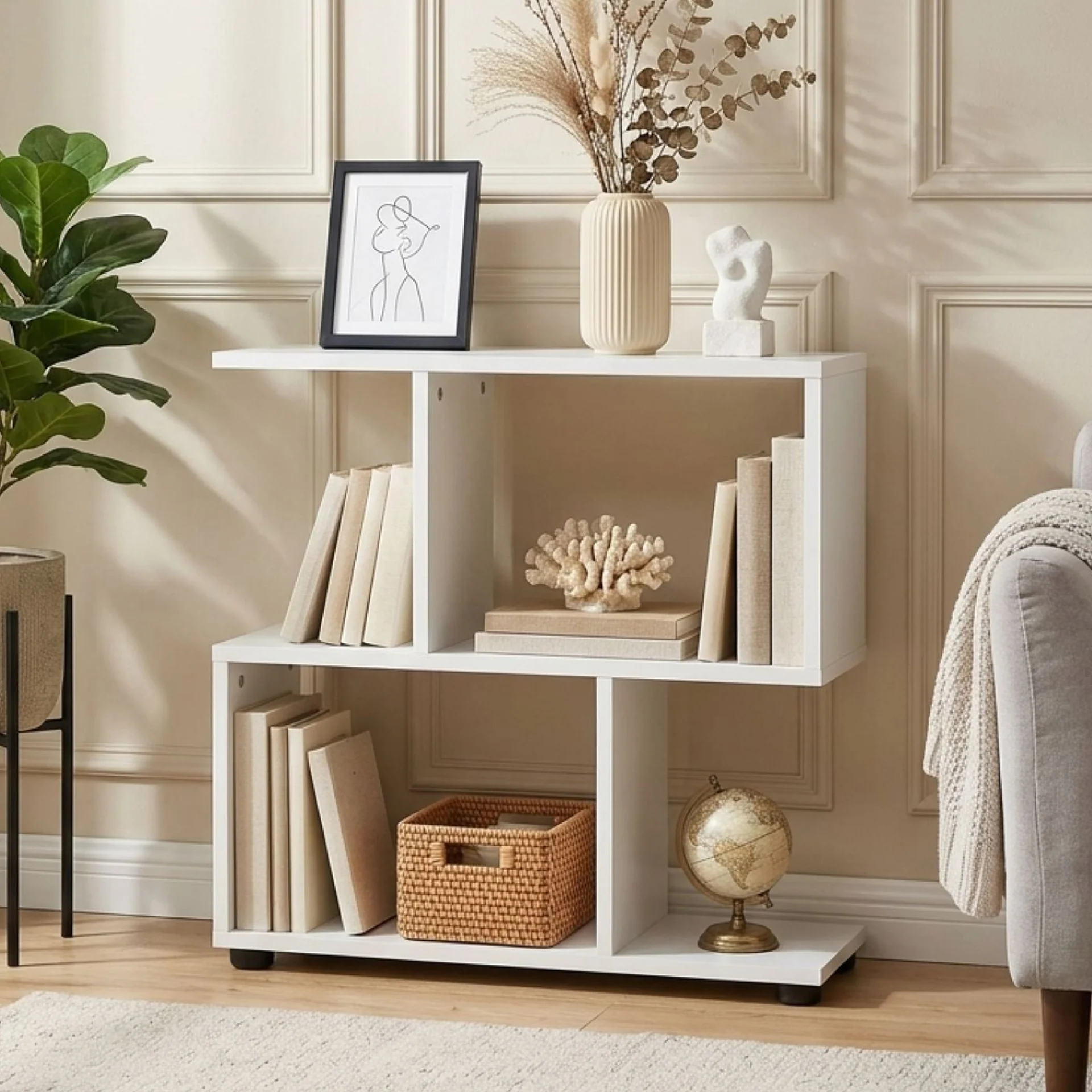 Dipton Display Storage Shelf - White - Image 4