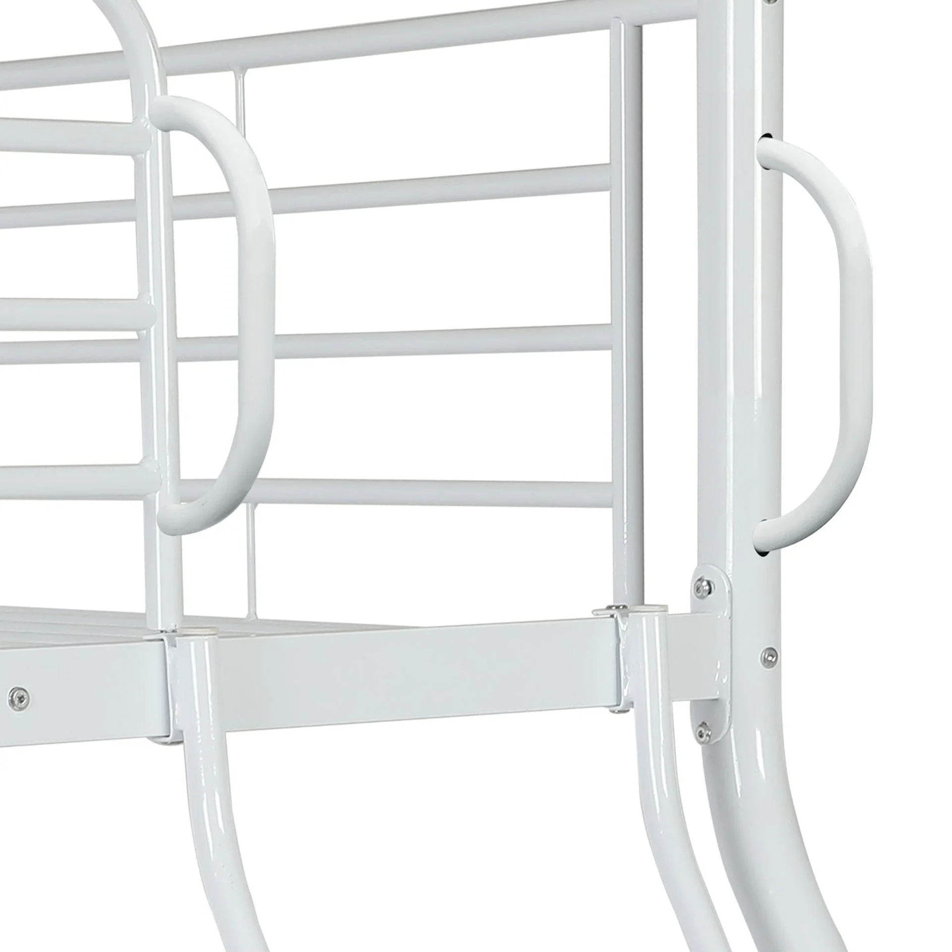 Dobson Metal Triple Bunk Bed - White - Image 11