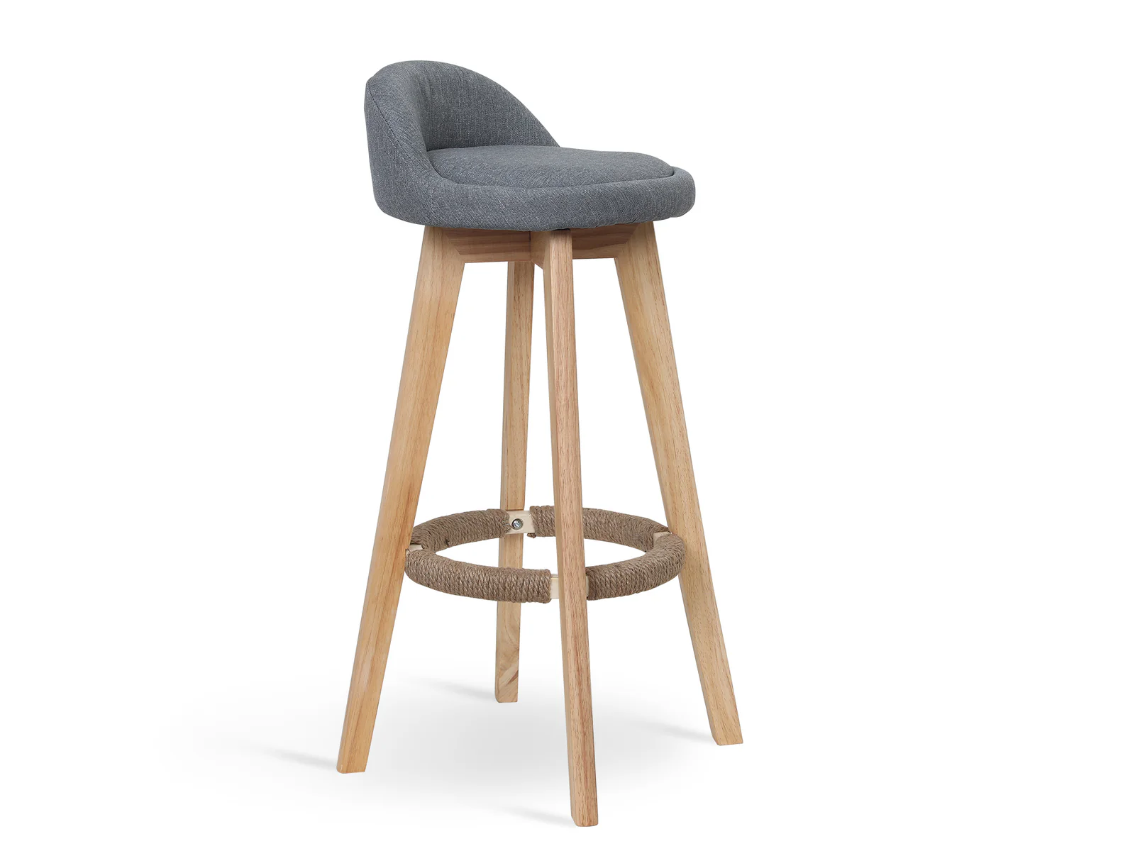 DOE Bar Stool Wooden Barstool 2PCS - Image 3