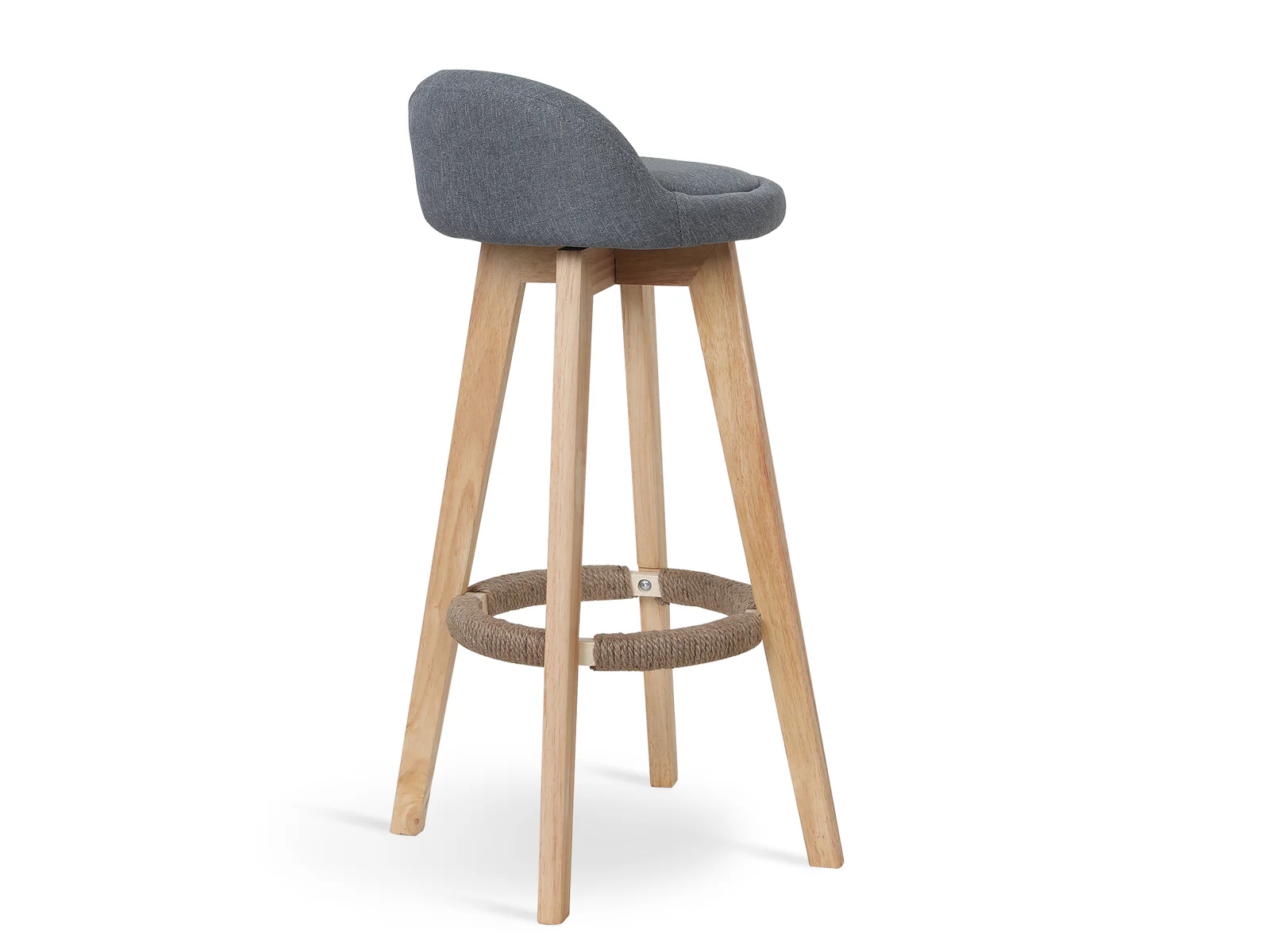 DOE Bar Stool Wooden Barstool 2PCS - Image 4