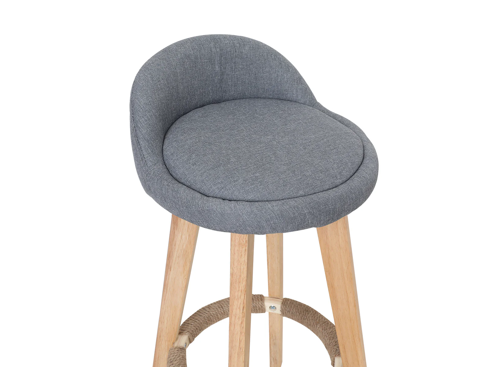 DOE Bar Stool Wooden Barstool 2PCS - Image 6