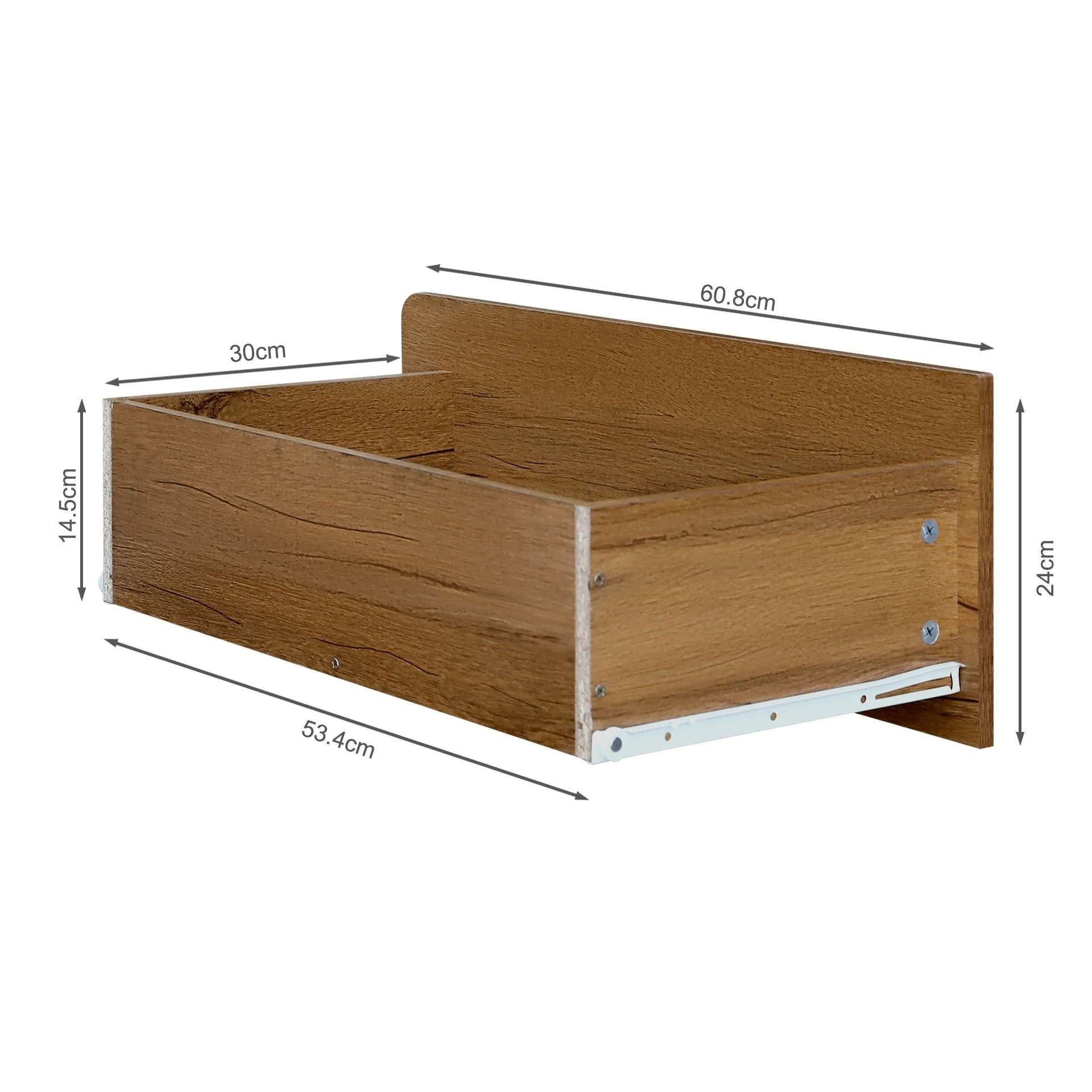 Dorian 6 Drawers Lowboy - Walnut + Black - Image 12