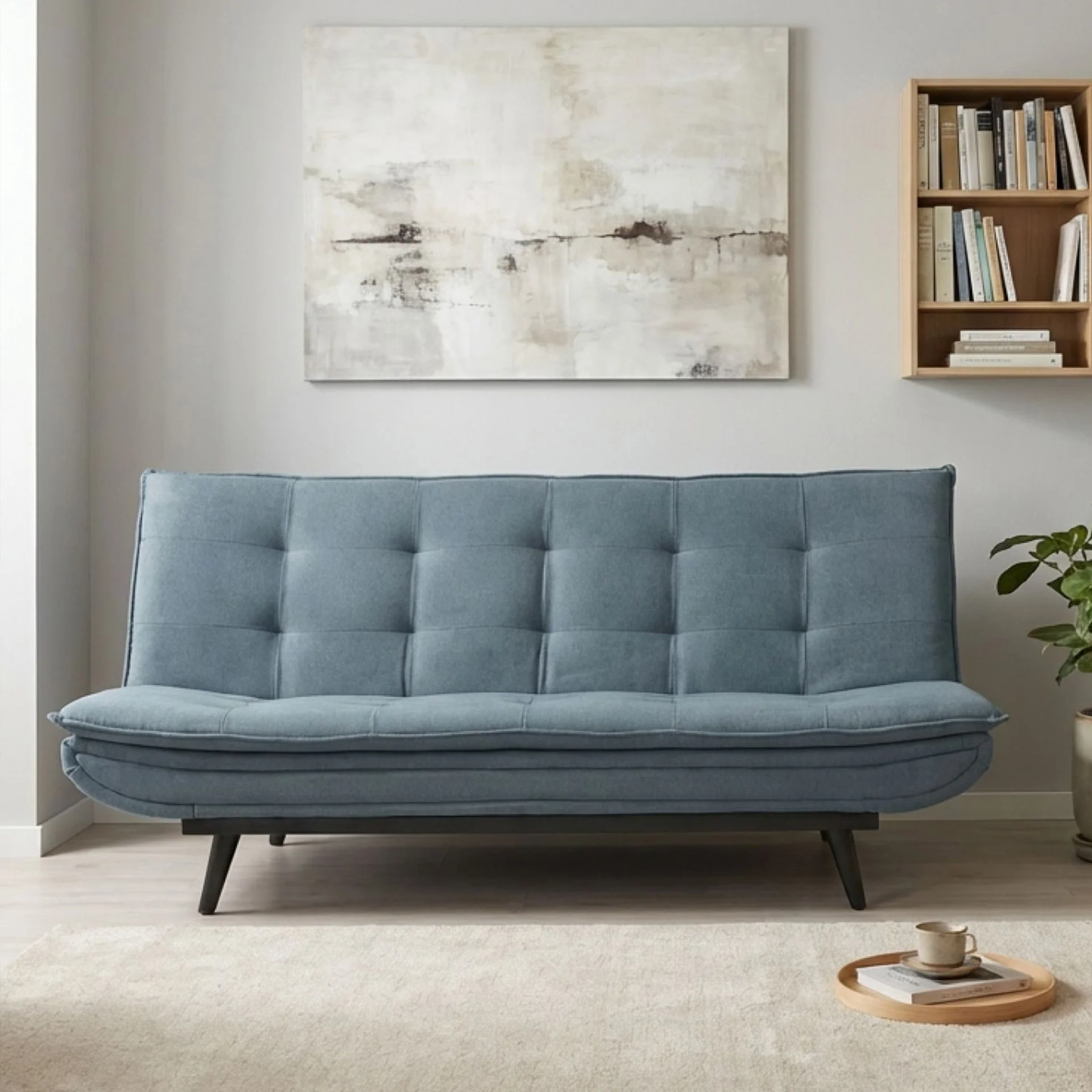 Dorking 3 Seater Sofa Bed - Anthracite Grey - Image 2