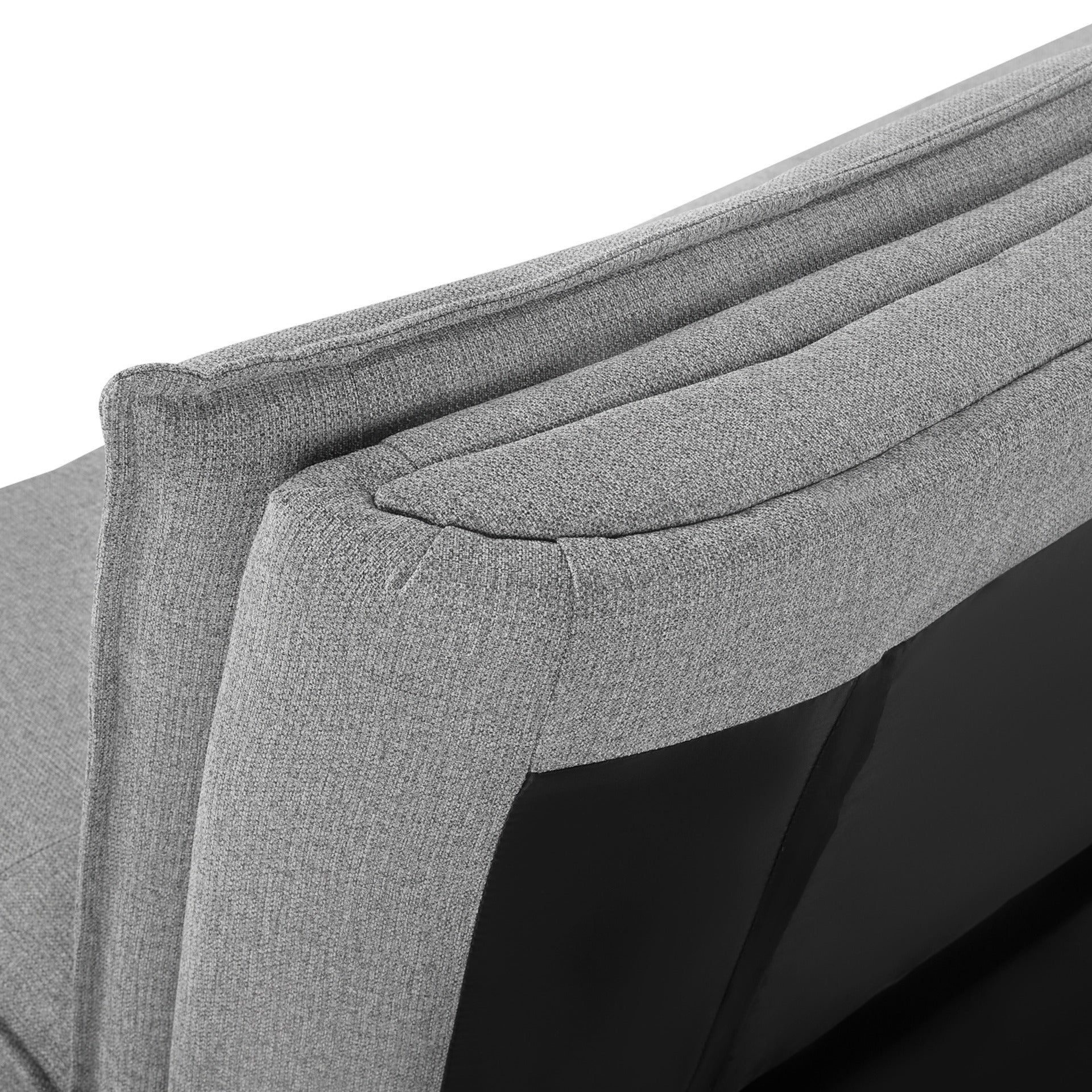 Dorking 3 Seater Sofa Bed - Dark Grey - Image 13
