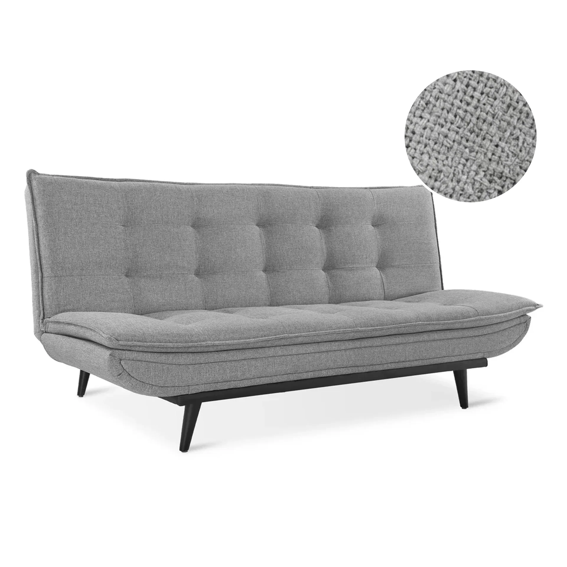 Dorking 3 Seater Sofa Bed - Dark Grey - Image 7