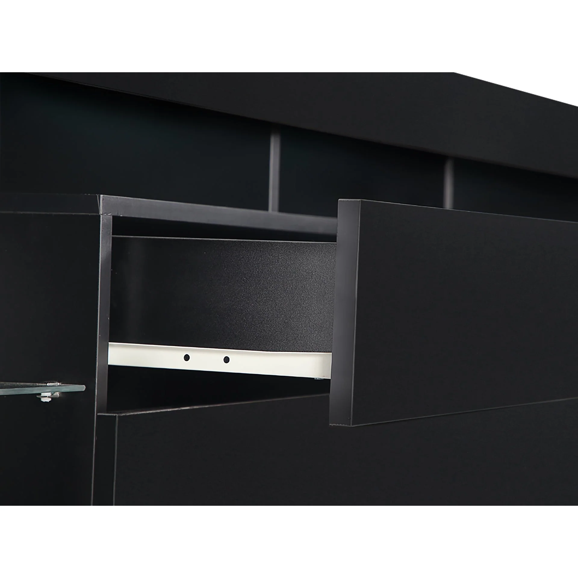 Dothan 1.6m LED Entertainment Unit - Black - Image 13