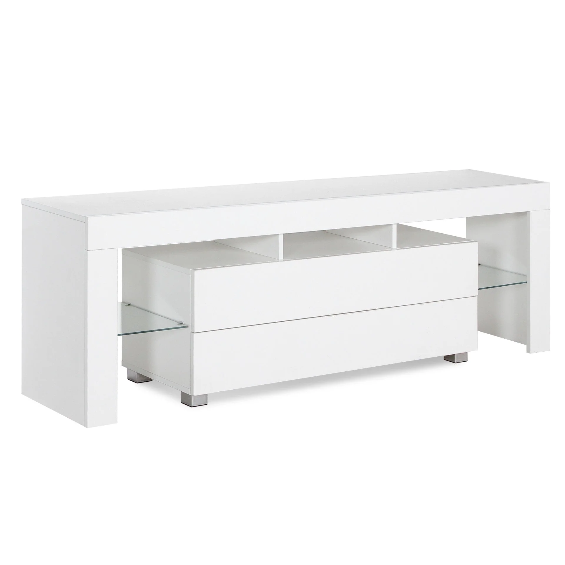 Dothan 1.6m LED Entertainment Unit - White - Image 15