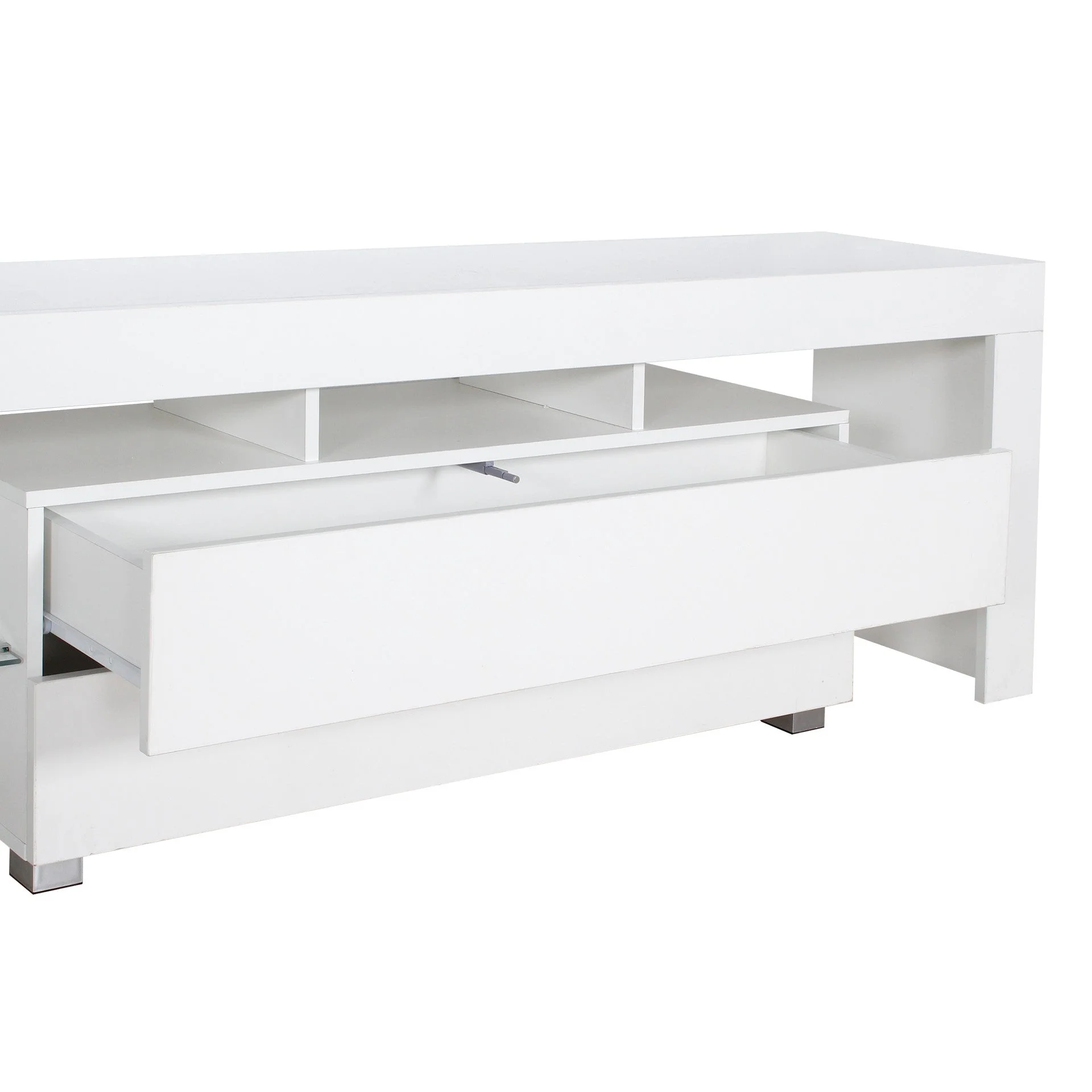 Dothan 1.6m LED Entertainment Unit - White - Image 16