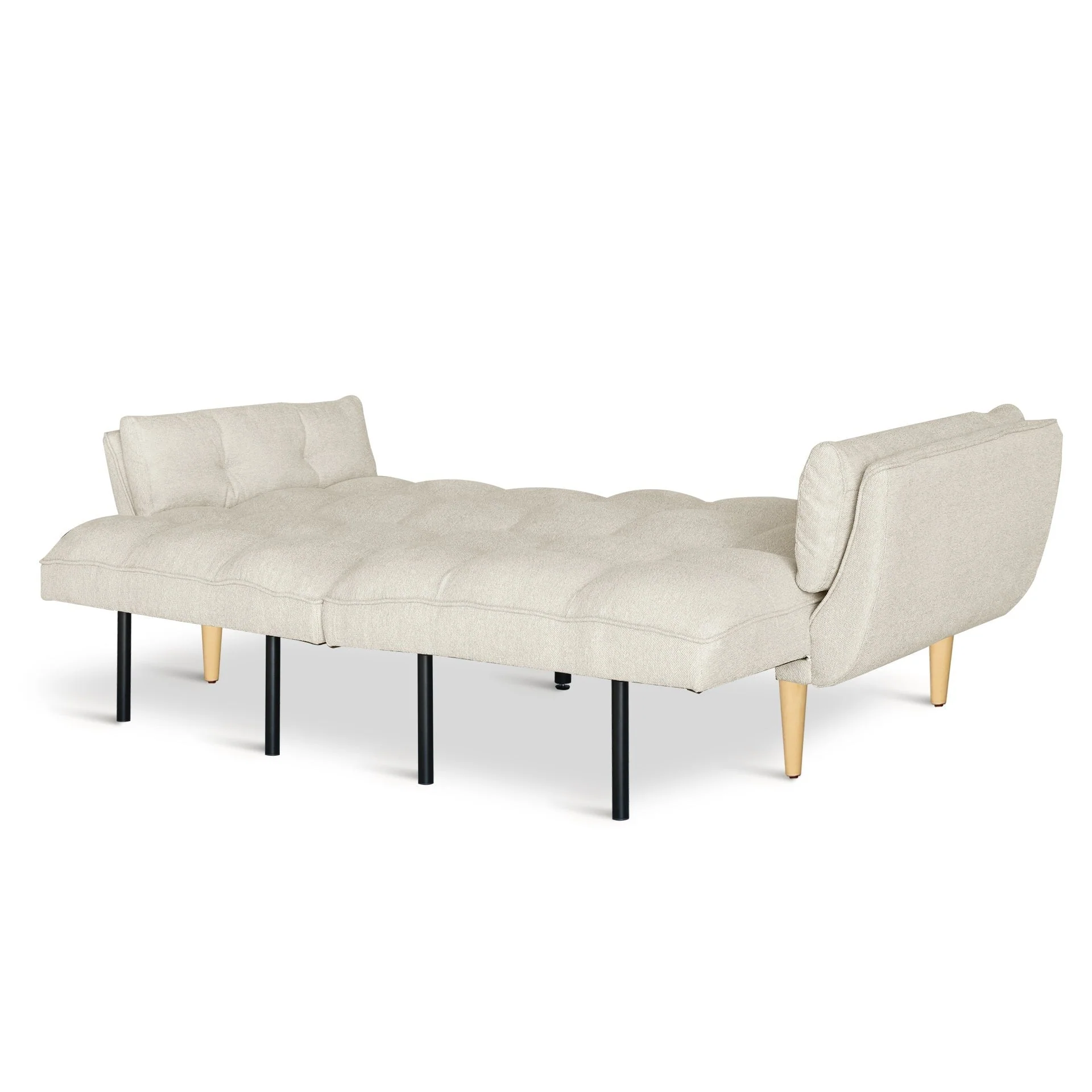 Dover 3 Seater Sofa Bed - Beige - Image 10