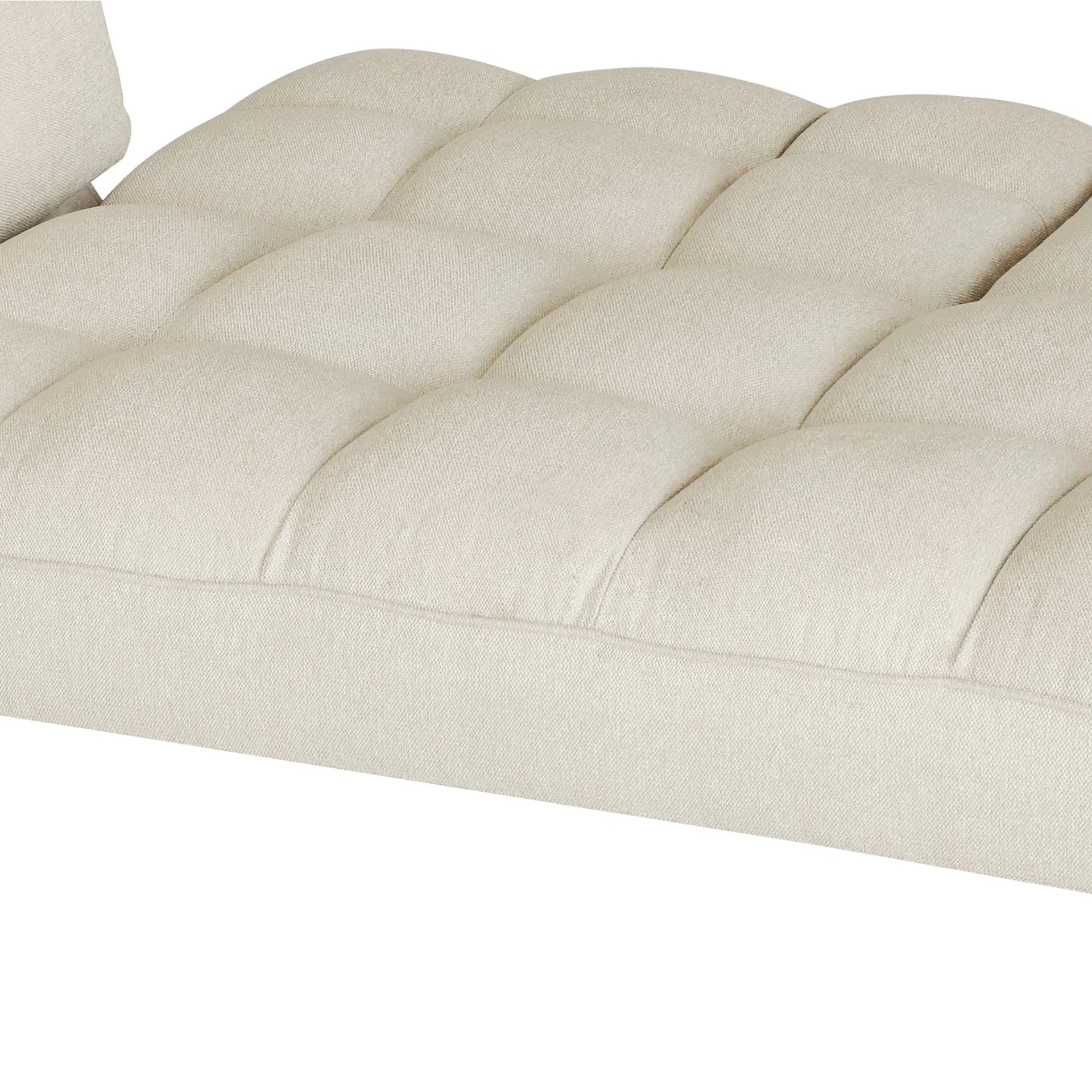 Dover 3 Seater Sofa Bed - Beige - Image 12