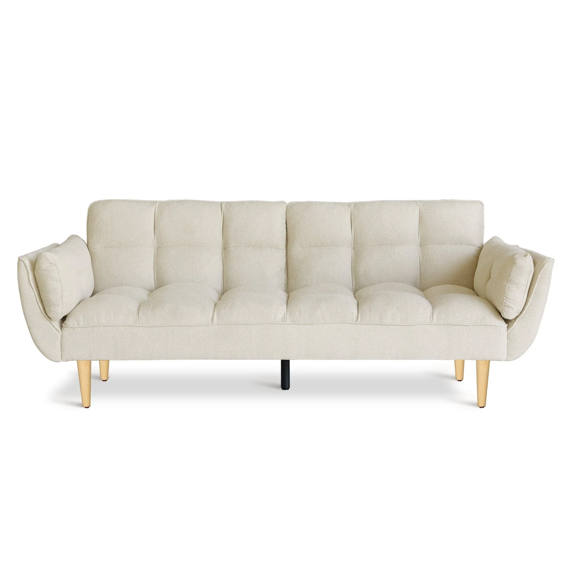 Dover 3 Seater Sofa Bed - Beige - Image 8