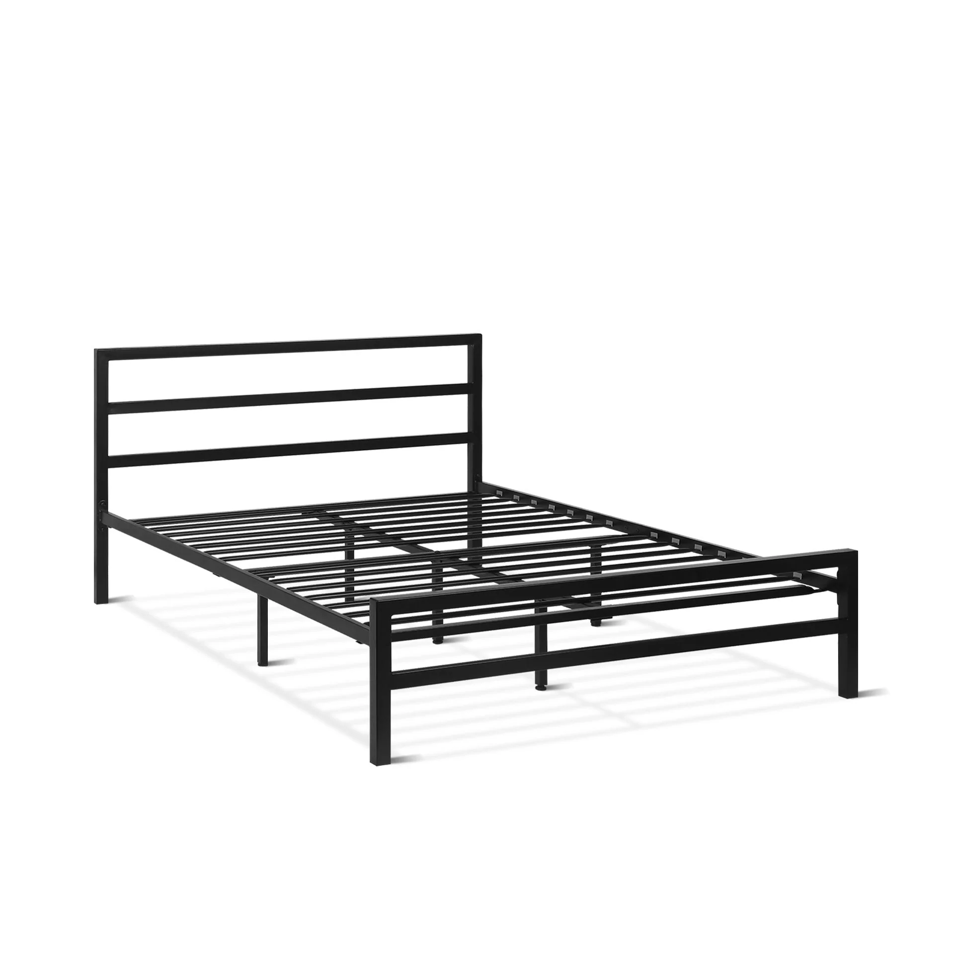 Dowe Double Metal Bed Frame - Black - Image 7