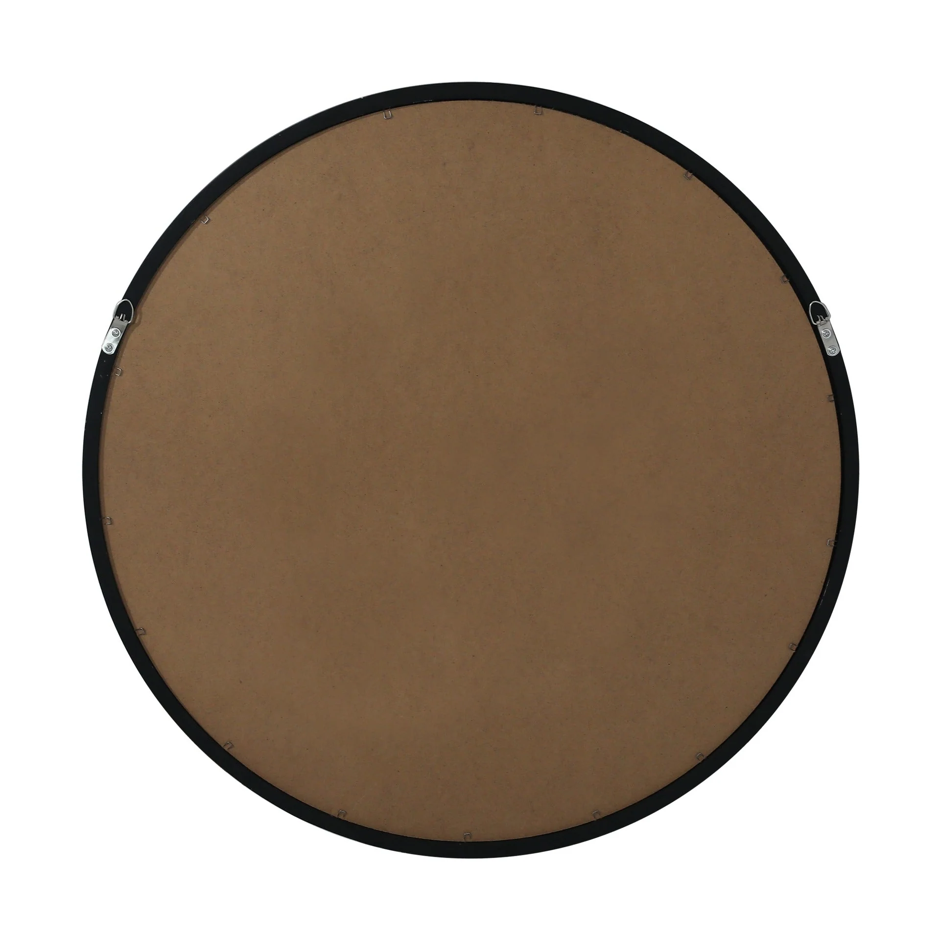 Echo Round Wooden Framed Wall Mirror 60cm - Black - Image 11