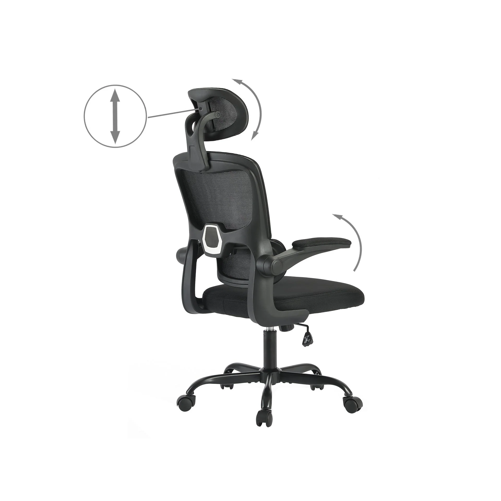 Edison Office Chair - Black - Image 10