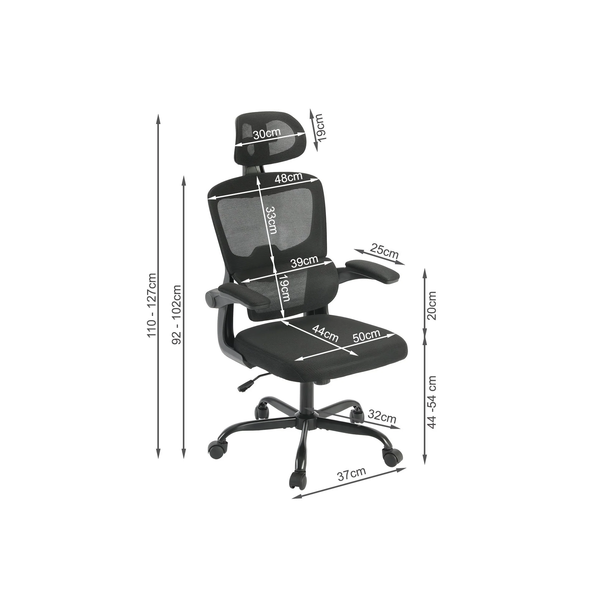 Edison Office Chair - Black - Image 14