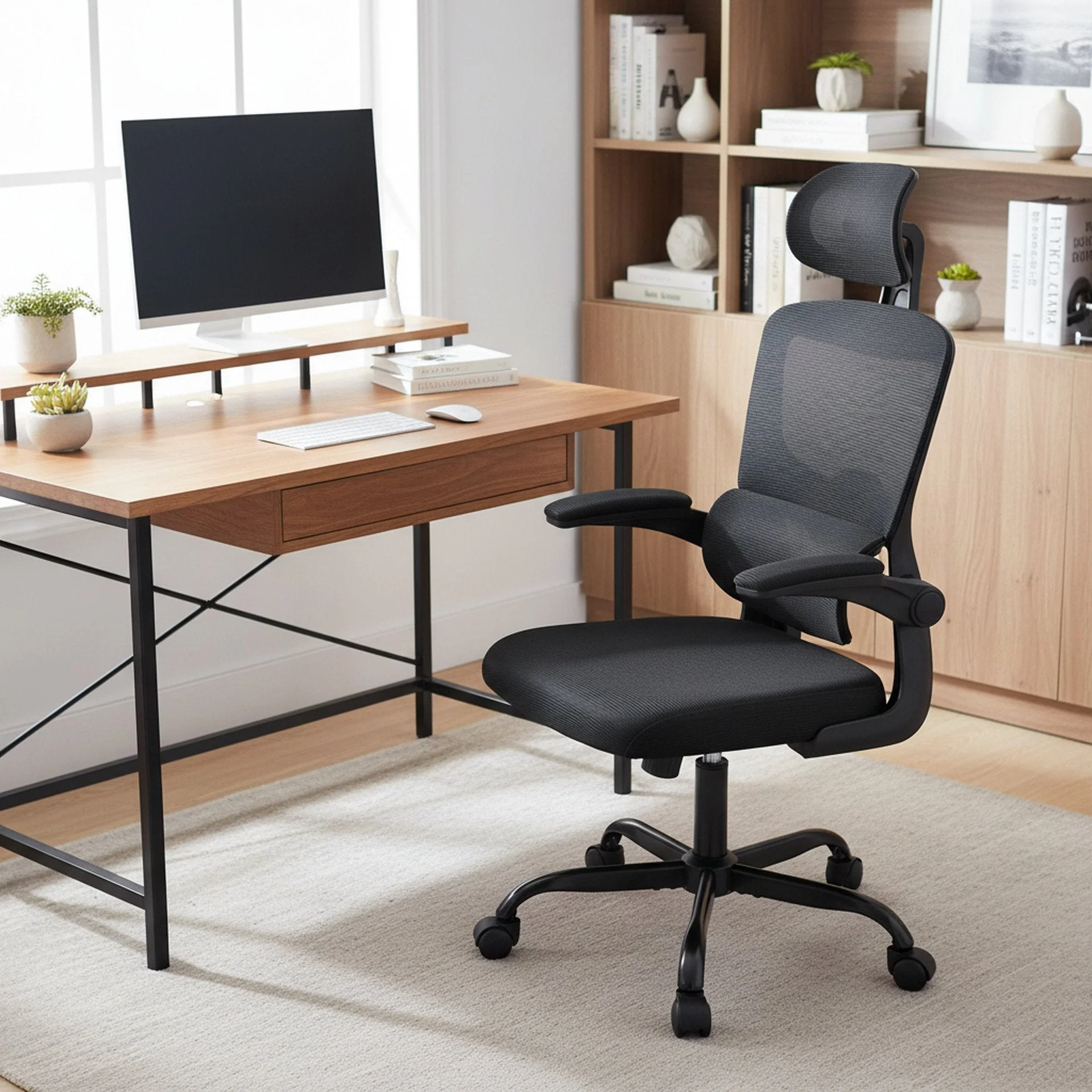 Edison Office Chair - Black - Image 4