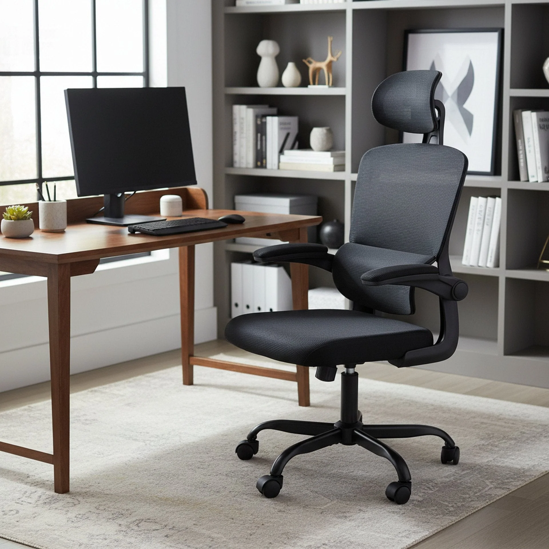 Edison Office Chair - Black - Image 5