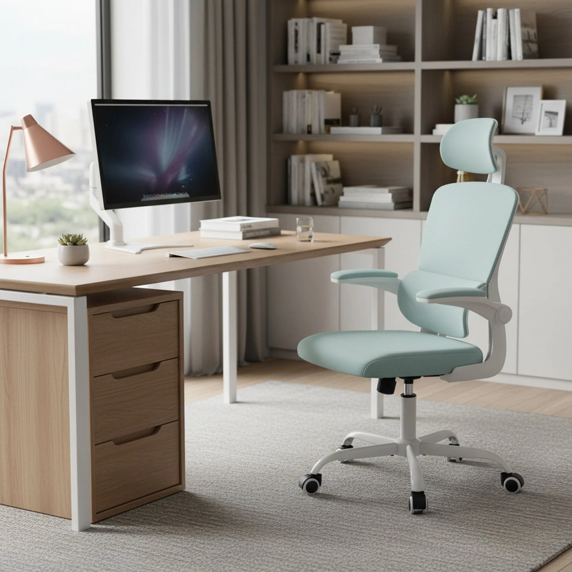 Edison Office Chair - Blue - Image 10