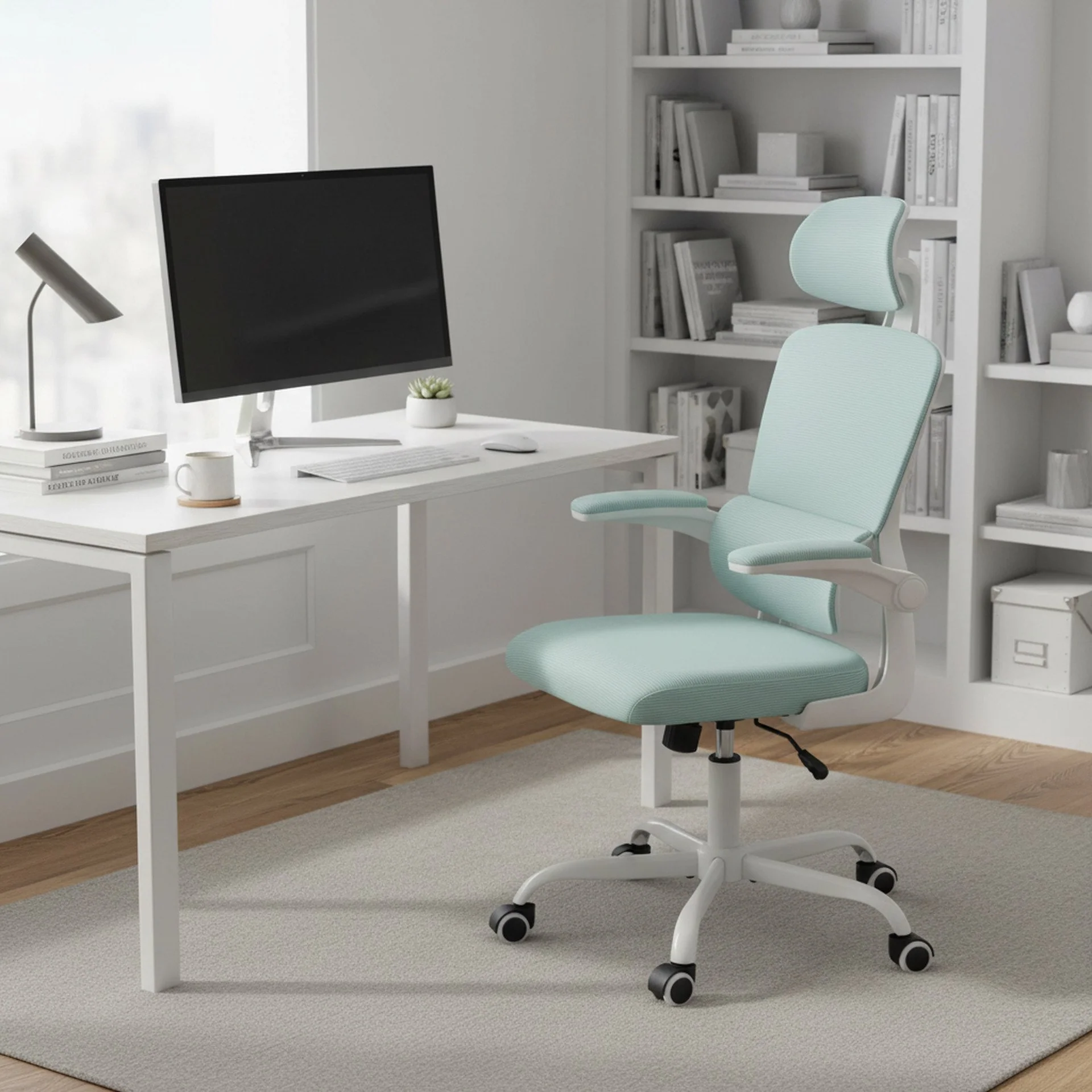 Edison Office Chair - Blue - Image 2