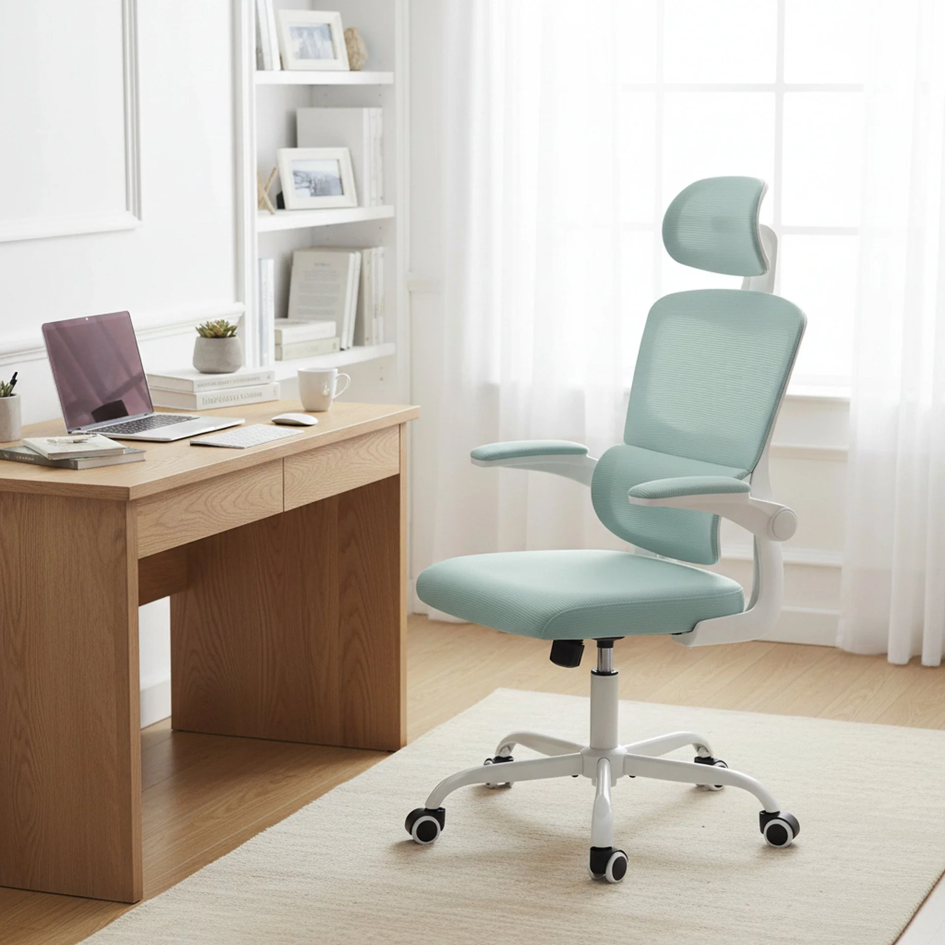 Edison Office Chair - Blue - Image 3