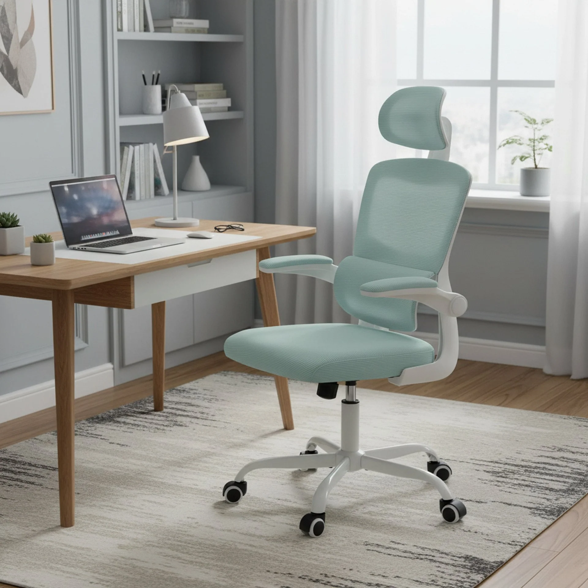Edison Office Chair - Blue - Image 4