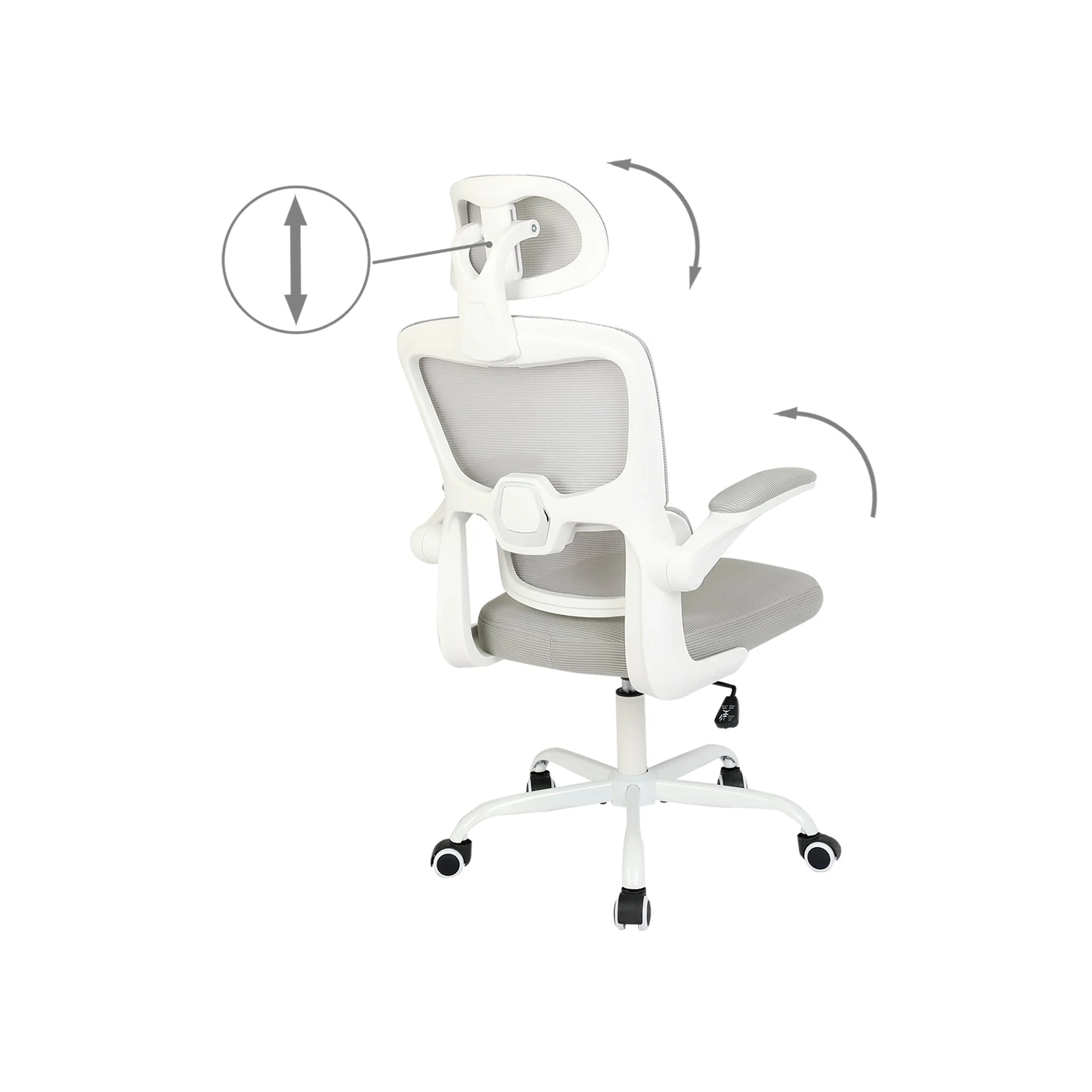 Edison Office Chair - Grey - Image 16