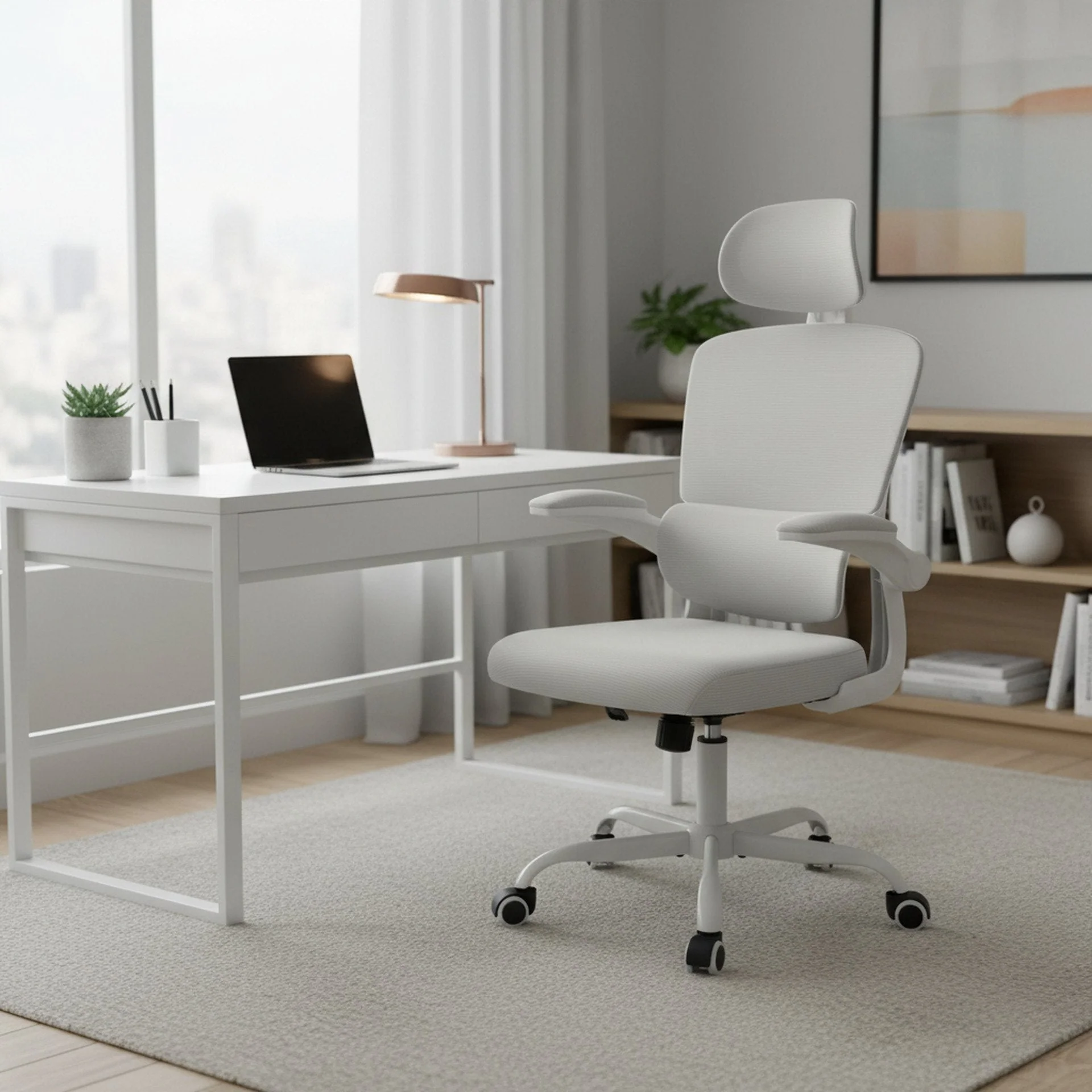 Edison Office Chair - Grey - Image 3