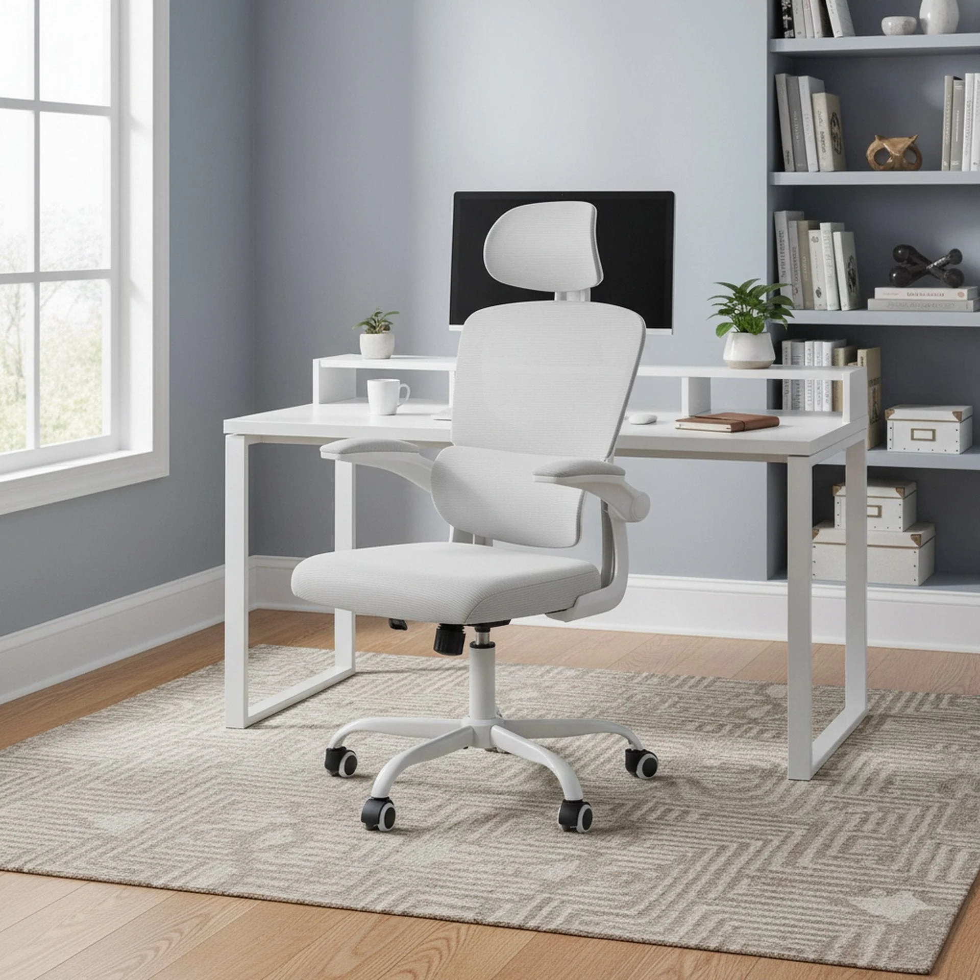 Edison Office Chair - Grey - Image 4