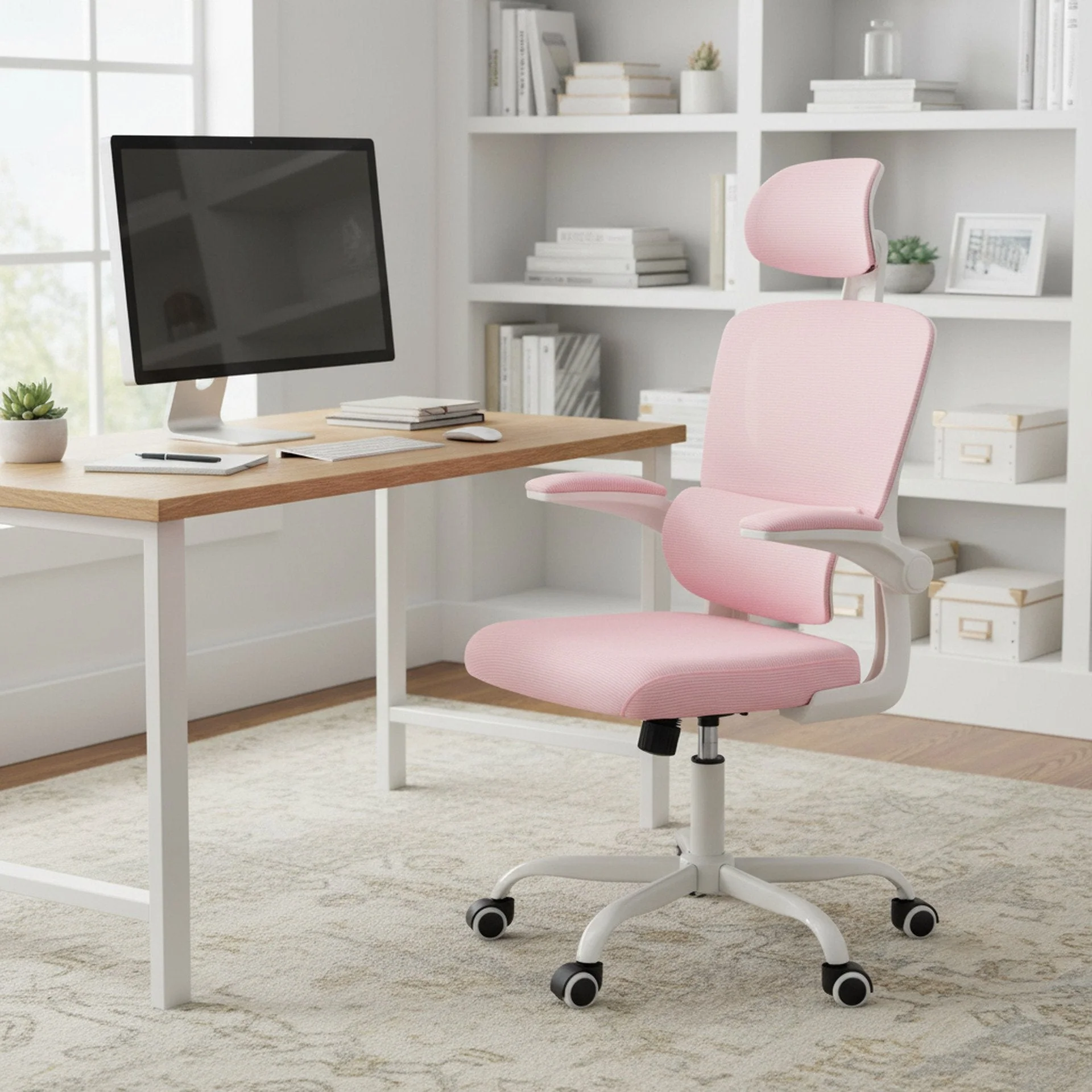 Edison Office Chair - Pink