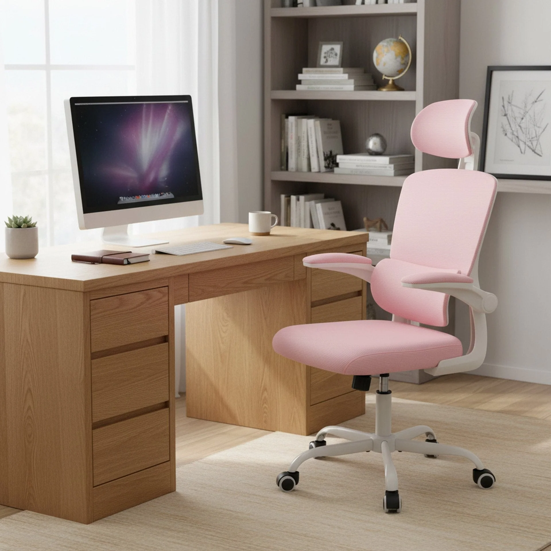 Edison Office Chair - Pink - Image 2